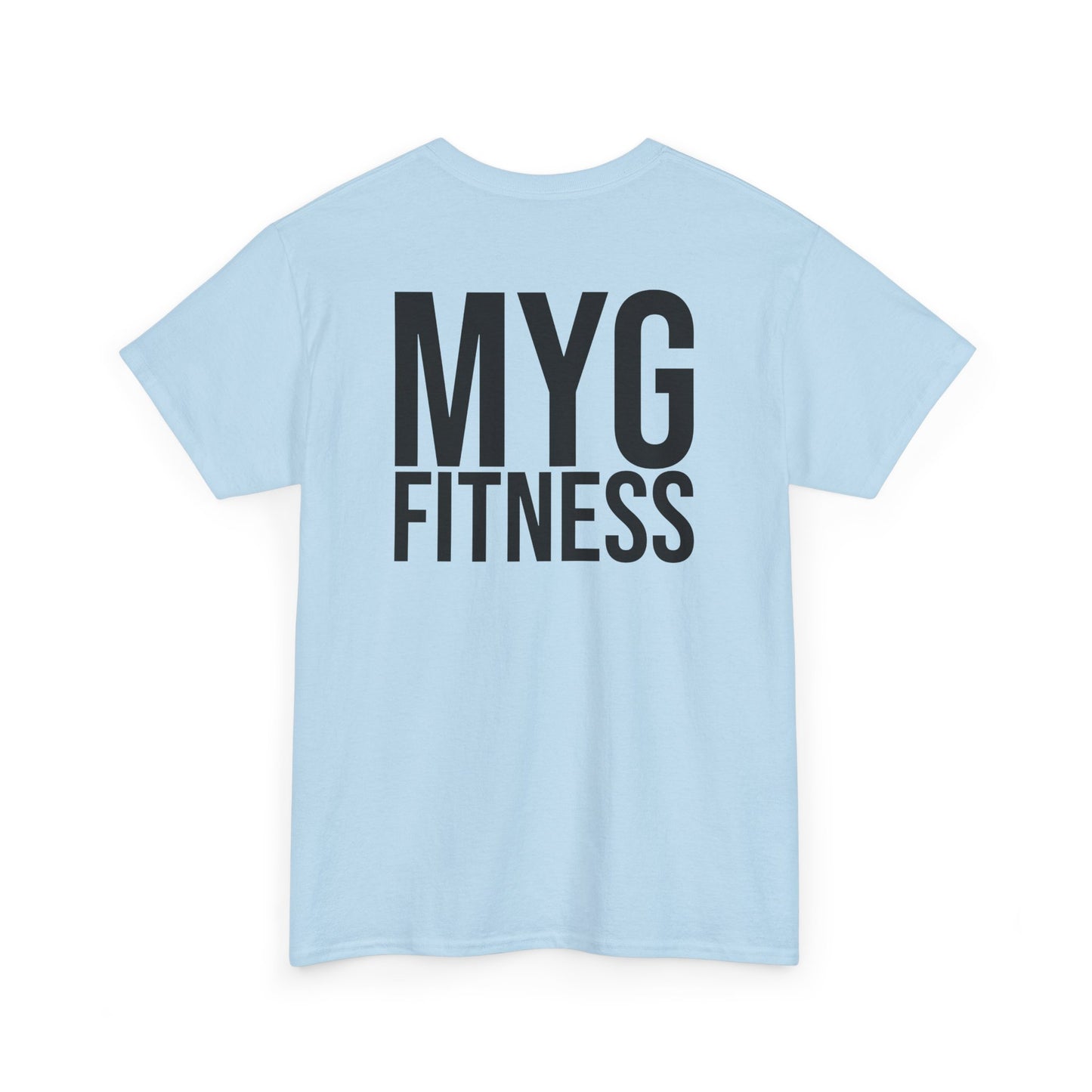 MYGFITNESS Essentials Logo With Back Print Unisex Heavy Cotton Tee