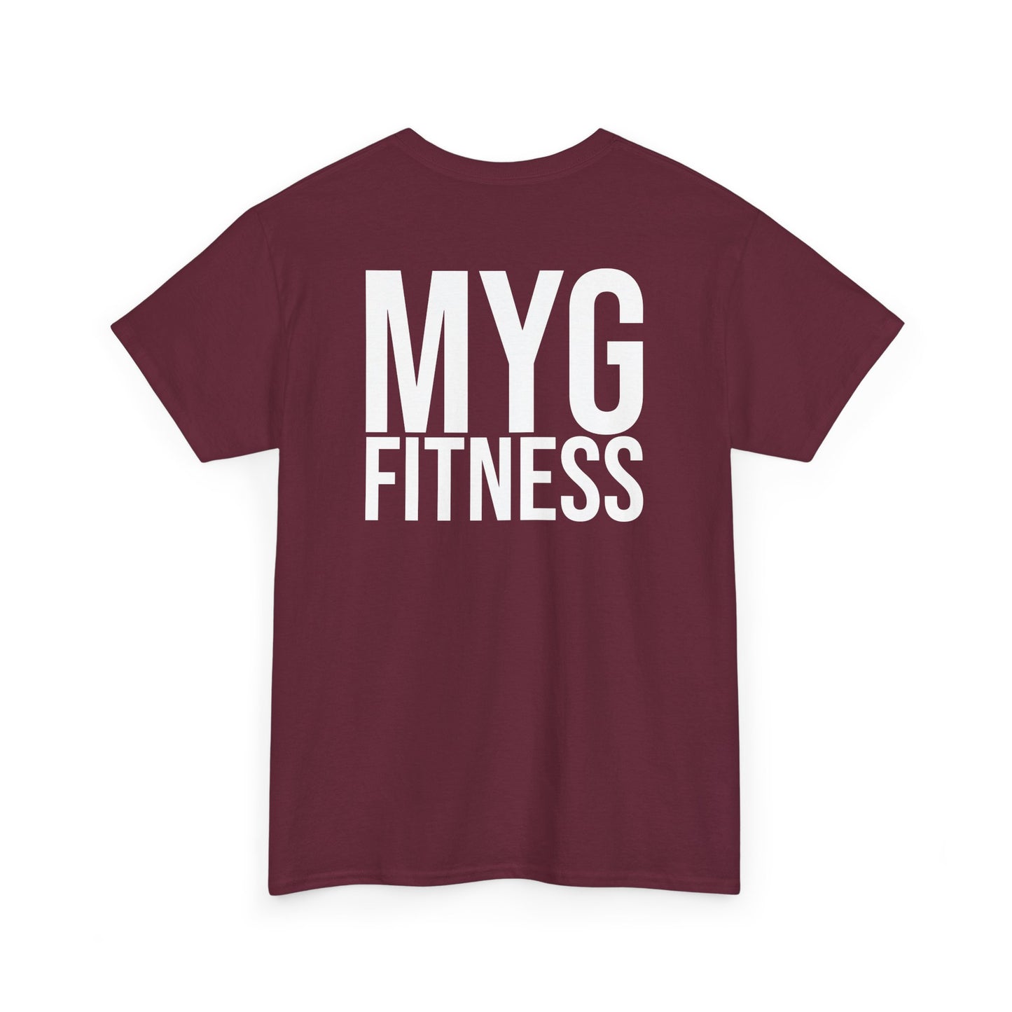 MYGFITNESS Essentials Logo With Back Print Unisex Heavy Cotton Tee