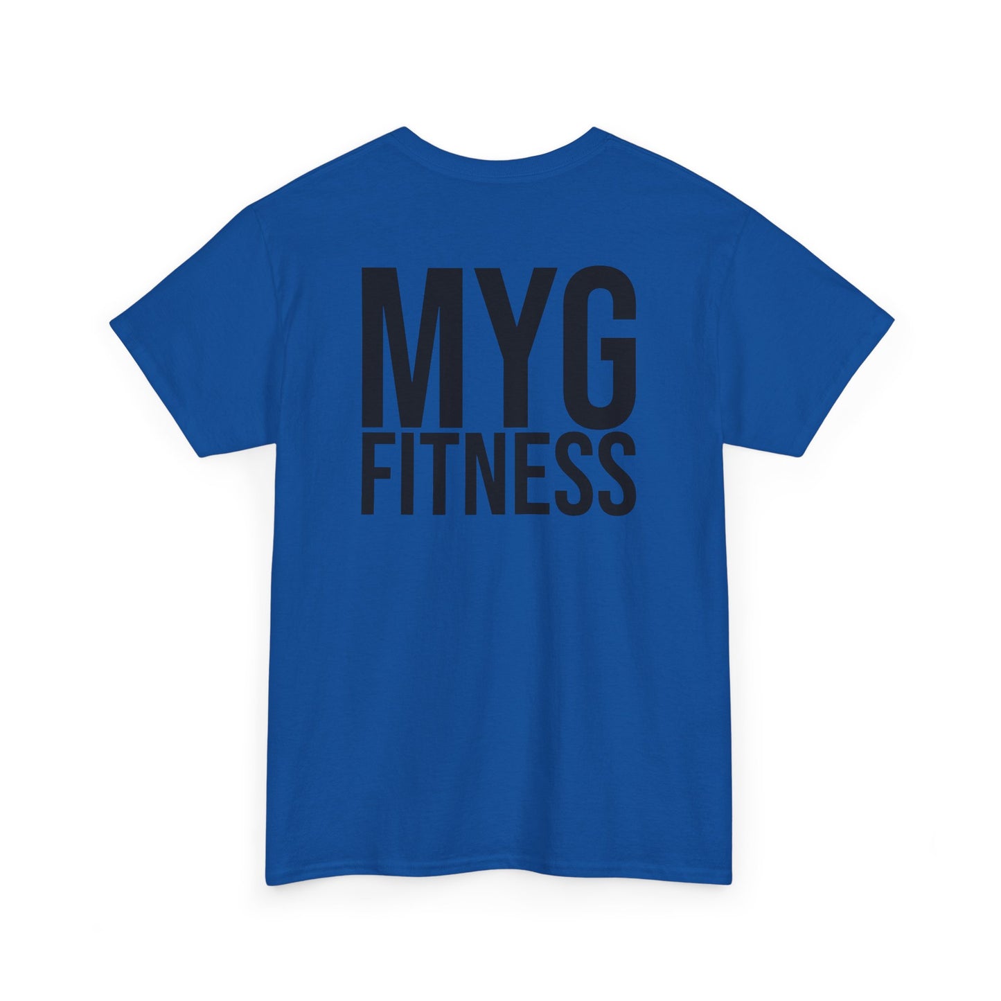 MYGFITNESS Essentials Logo With Back Print Unisex Heavy Cotton Tee