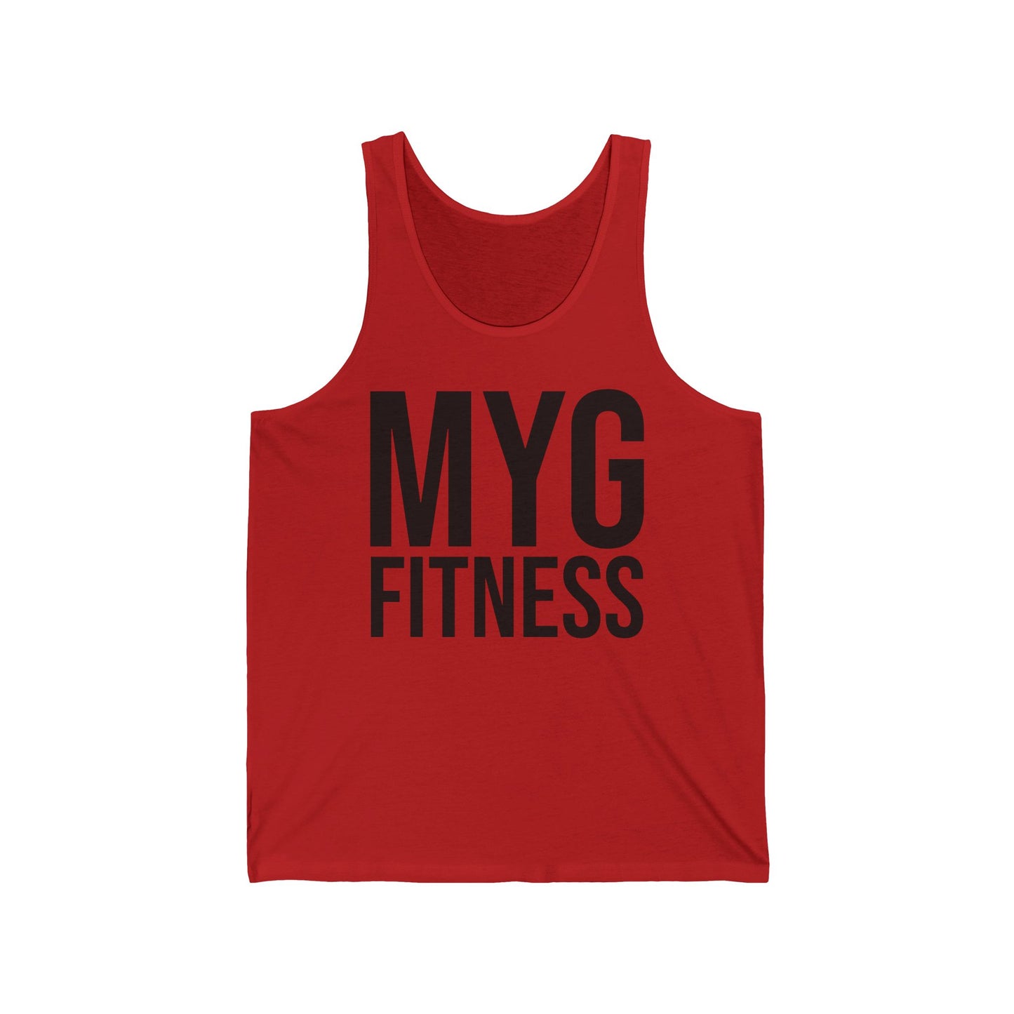 MYGFITNESS Essentials Unisex Jersey Tank - Perfect for Gym Lovers & Active Lifestyle