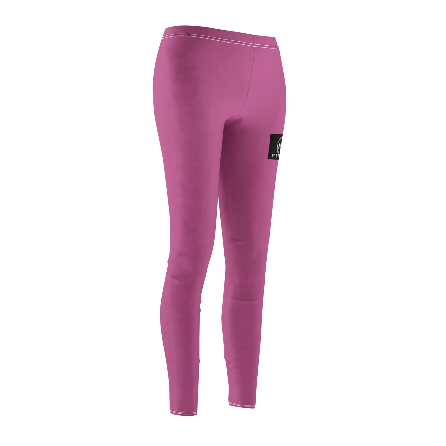 MYGFITNESS Women's Mid-rise Fitness Light Pink Comfortable Leggings | Active Wear for Yoga & Gym