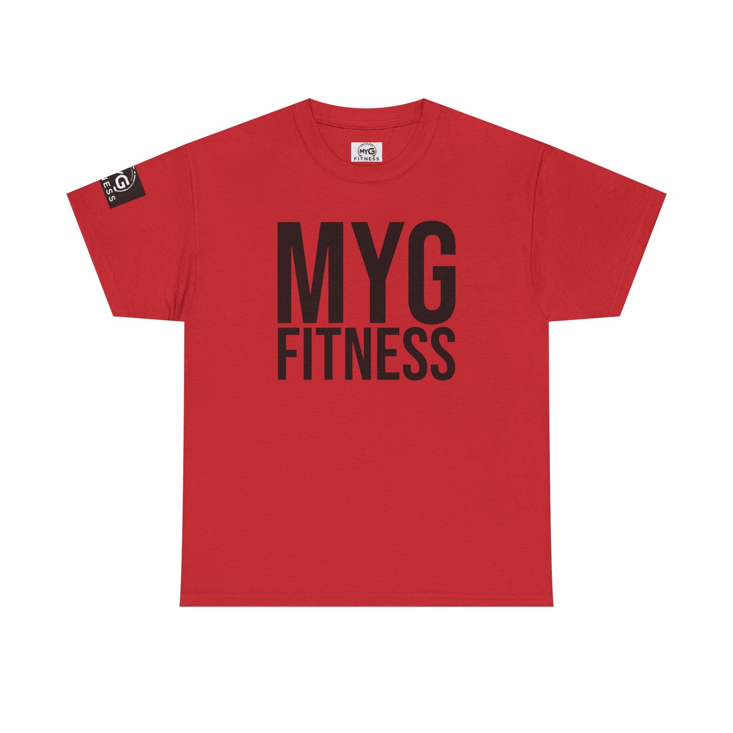 MYGFITNESS Essentials Arm Logo Unisex Heavy Cotton Tee