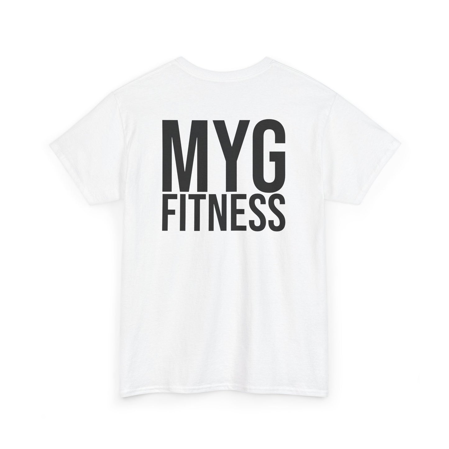 MYGFITNESS Essentials Logo With Back Print Unisex Heavy Cotton Tee