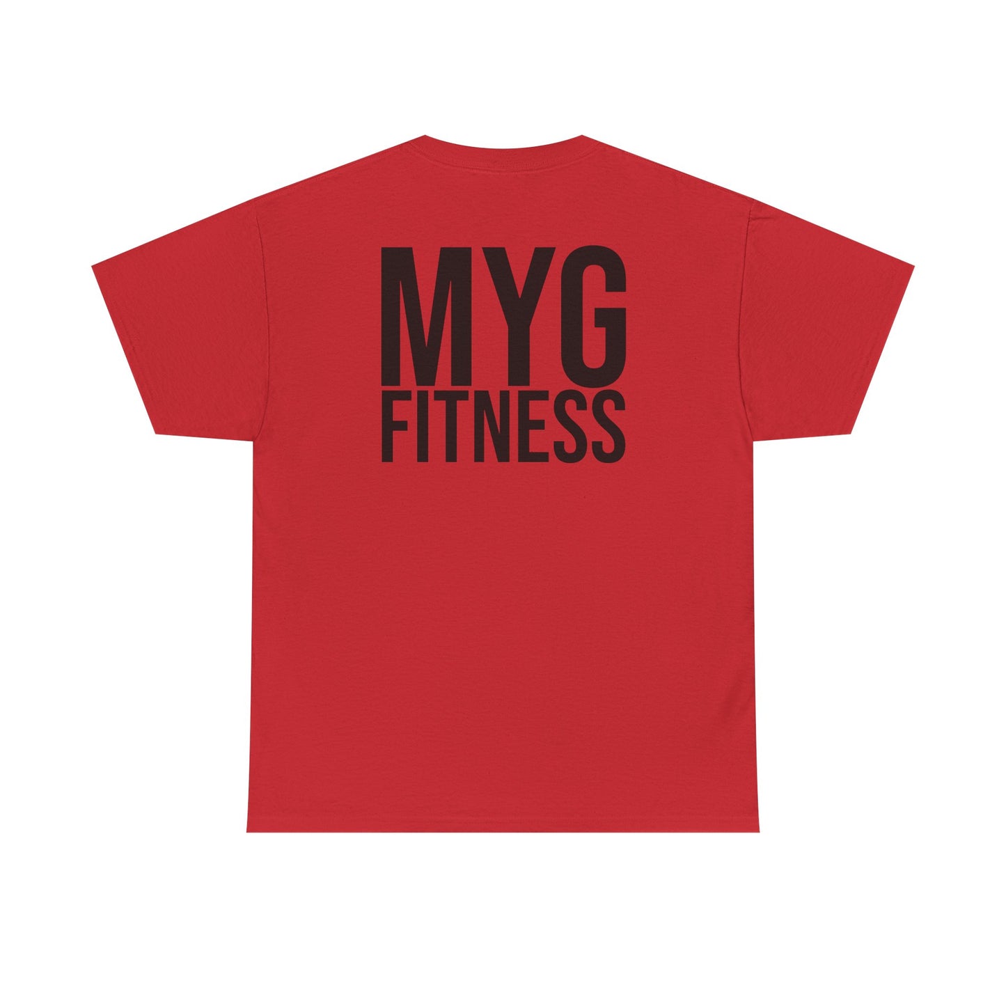 MYGFITNESS Essentials Logo With Back Print Unisex Heavy Cotton Tee