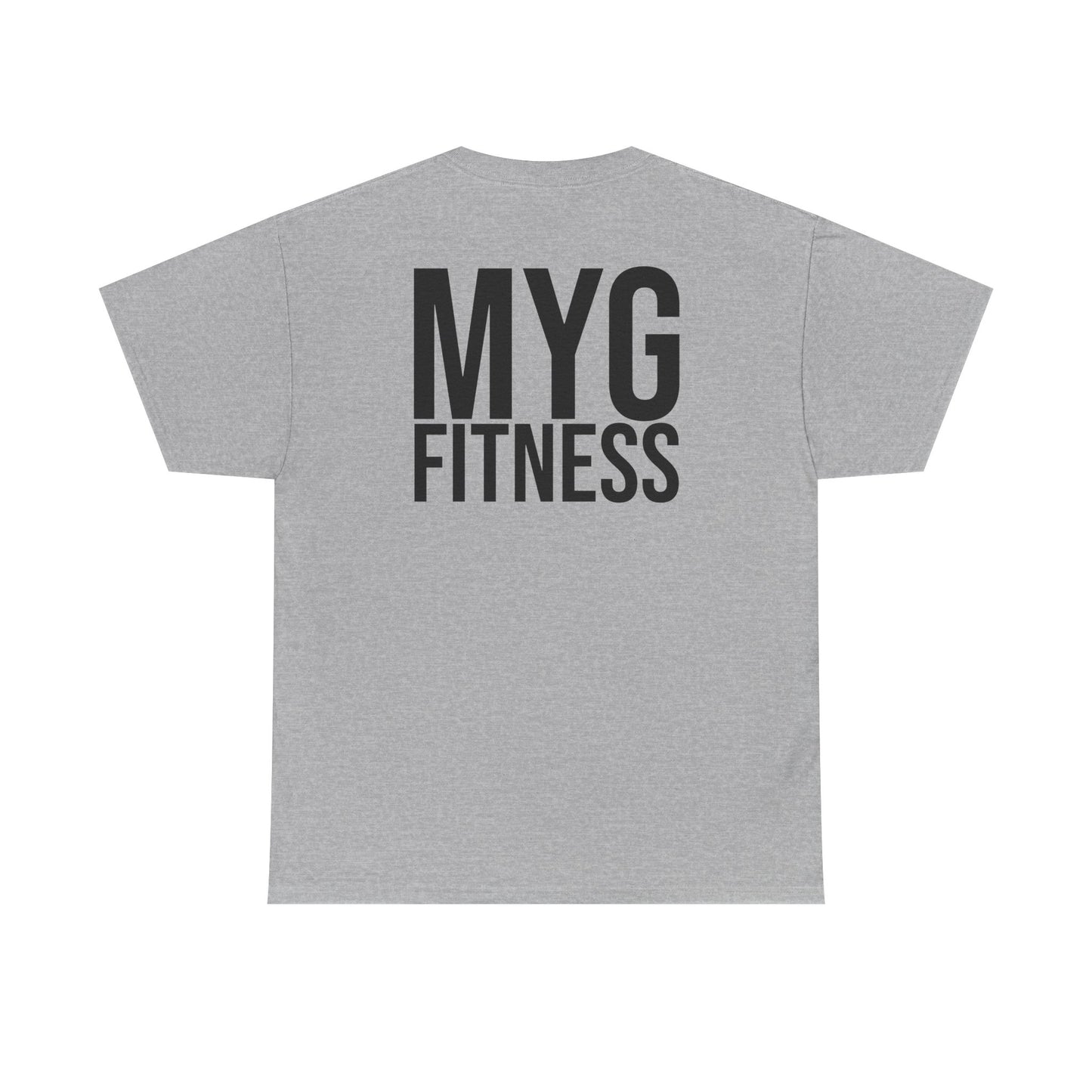 MYGFITNESS Essentials Logo With Back Print Unisex Heavy Cotton Tee