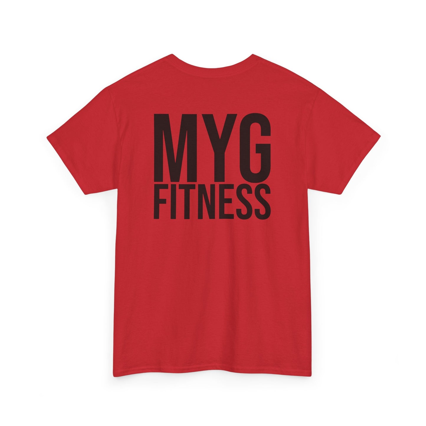 MYGFITNESS Essentials Logo With Back Print Unisex Heavy Cotton Tee