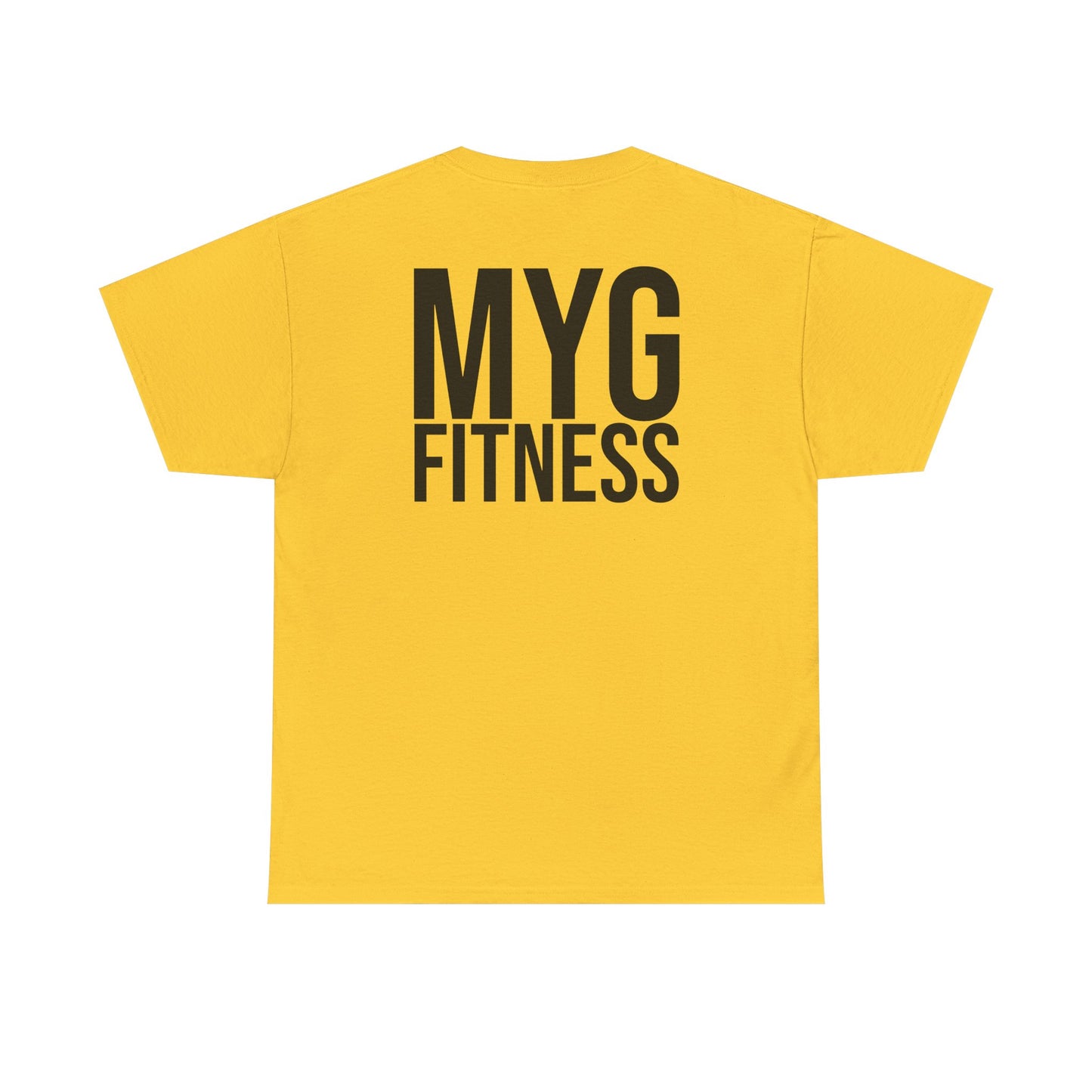 MYGFITNESS Essentials Logo With Back Print Unisex Heavy Cotton Tee