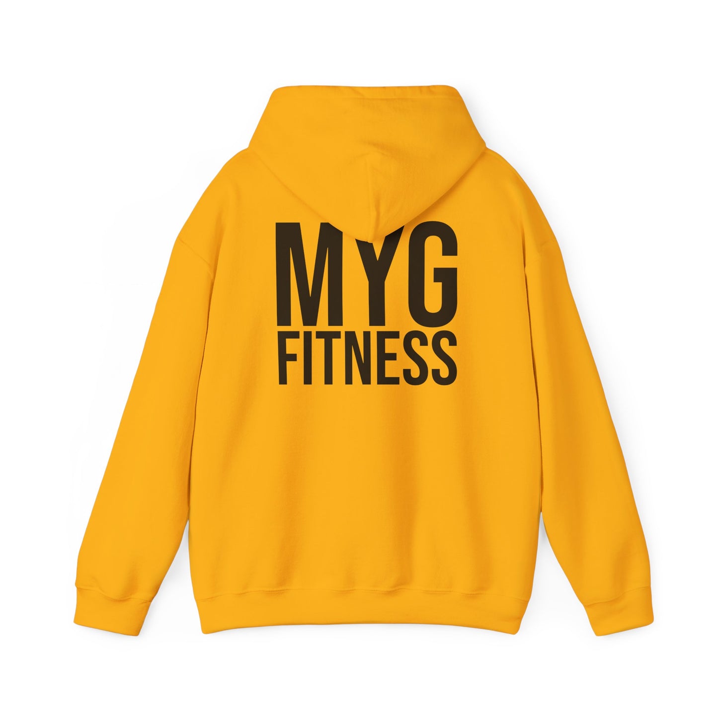 MYGFITNESS Essentials Back Print Unisex Heavy Blend™ Hoodie - Motivational Activewear for Fitness Enthusiasts