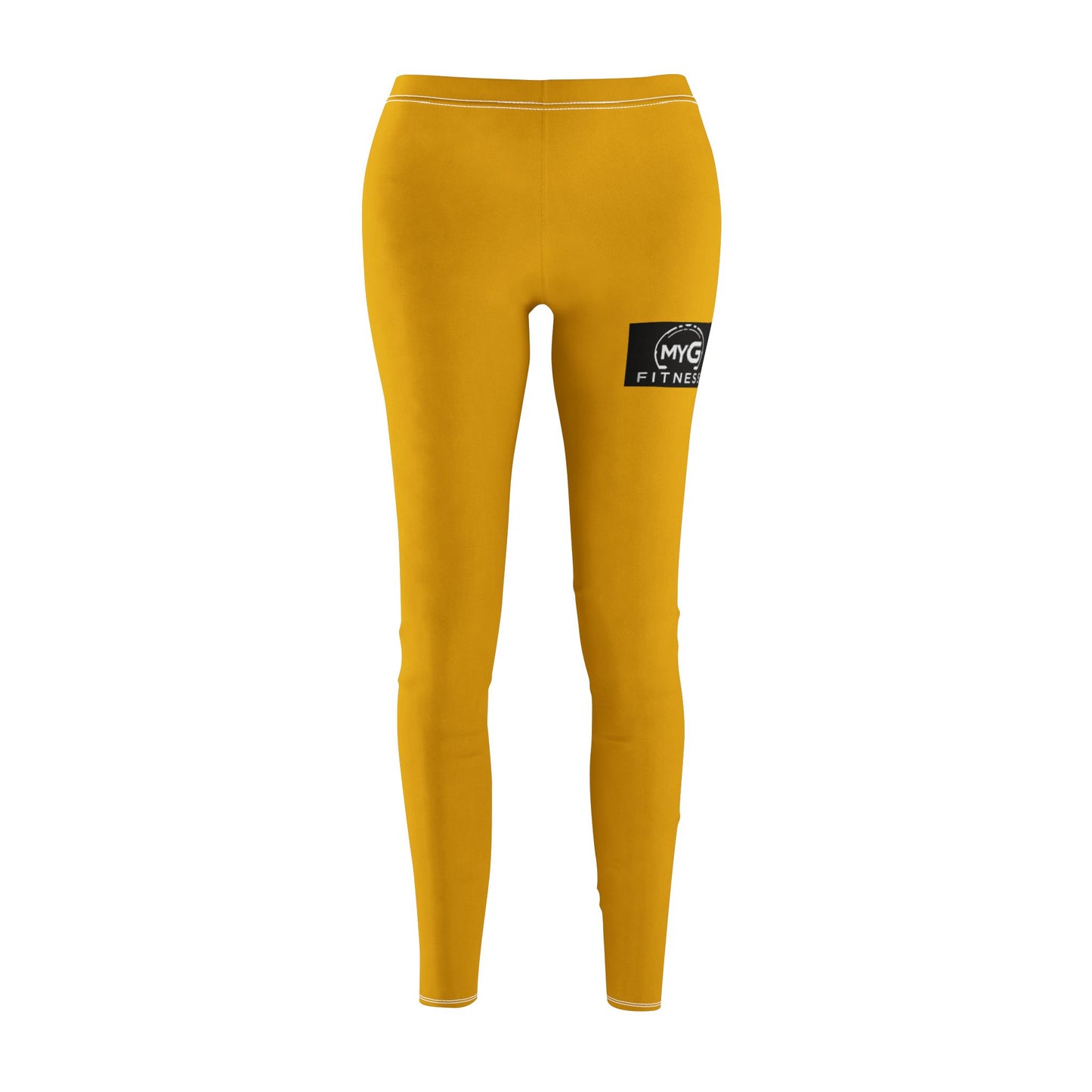 MYGFITNESS Women's Mid-rise Fitness Yellow Comfortable Leggings | Active Wear for Yoga & Gym