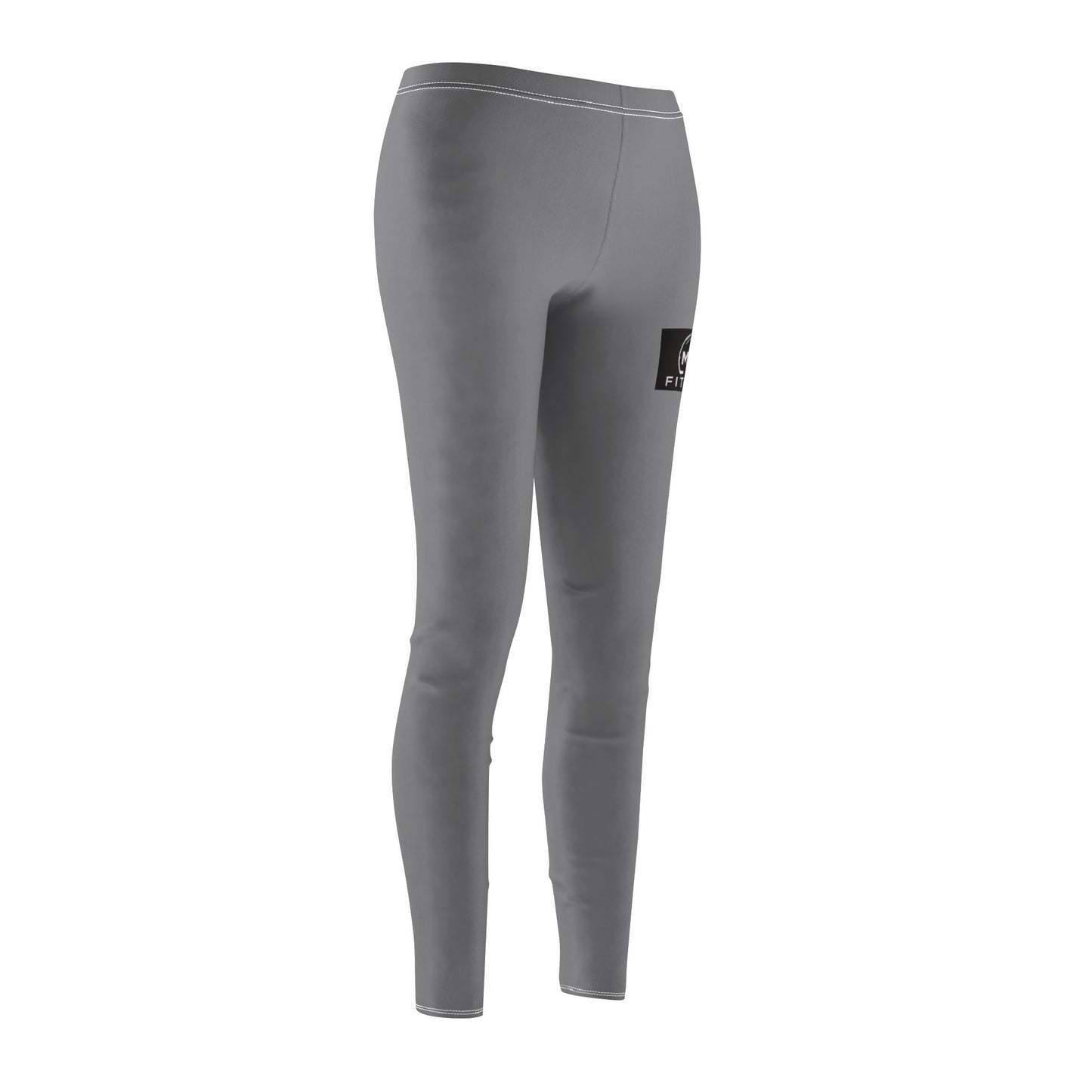 MYGFITNESS Women's Mid-rise Fitness Grey Comfortable Leggings | Active Wear for Yoga & Gym