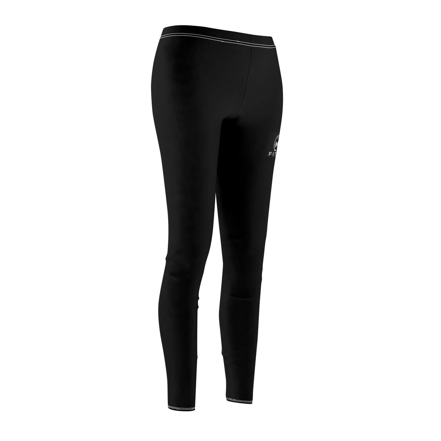 MYGFITNESS Women's Mid-rise Fitness Black Comfortable Leggings | Active Wear for Yoga & Gym