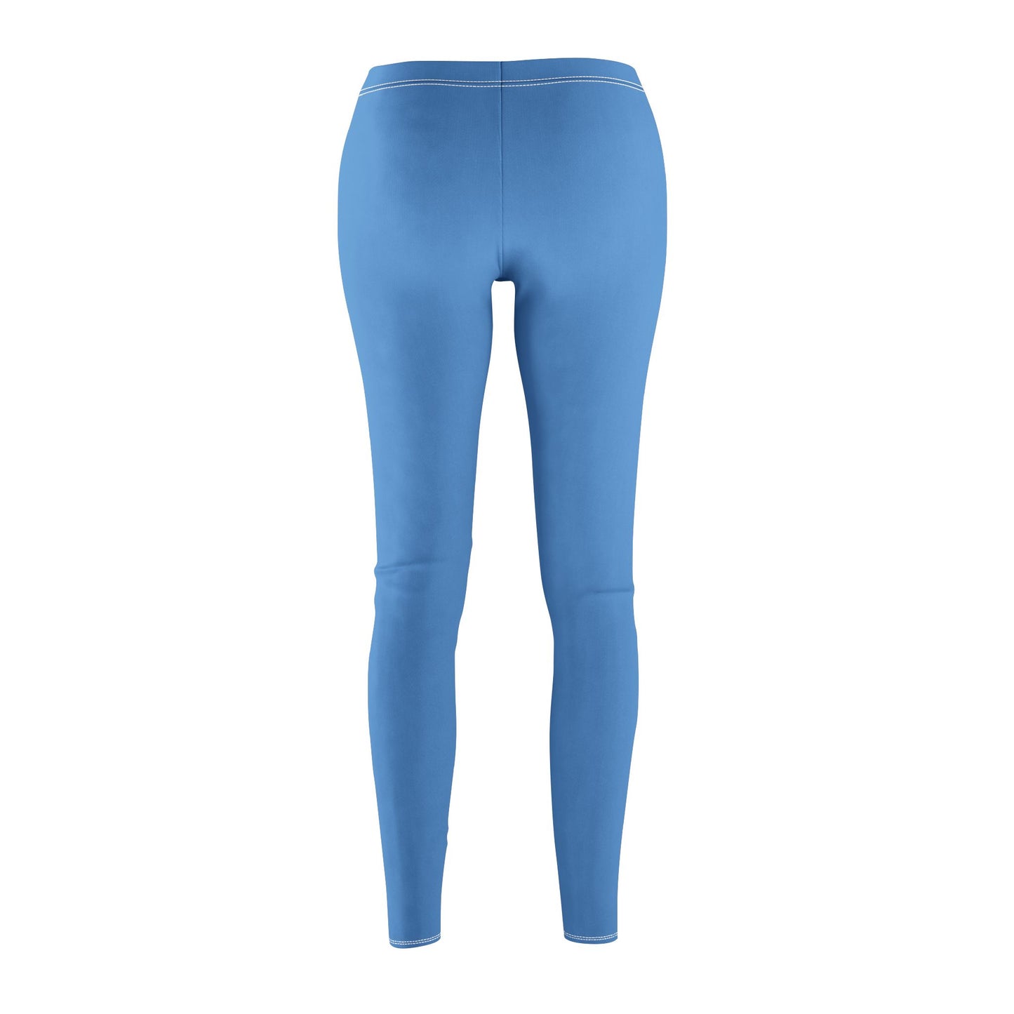 MYGFITNESS Women's Mid-rise Fitness Light Blue Comfortable Leggings | Active Wear for Yoga & Gym