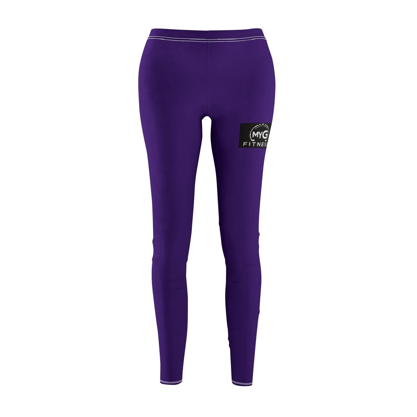 MYGFITNESS Women's Mid-rise Fitness Purple Comfortable Leggings | Active Wear for Yoga & Gym