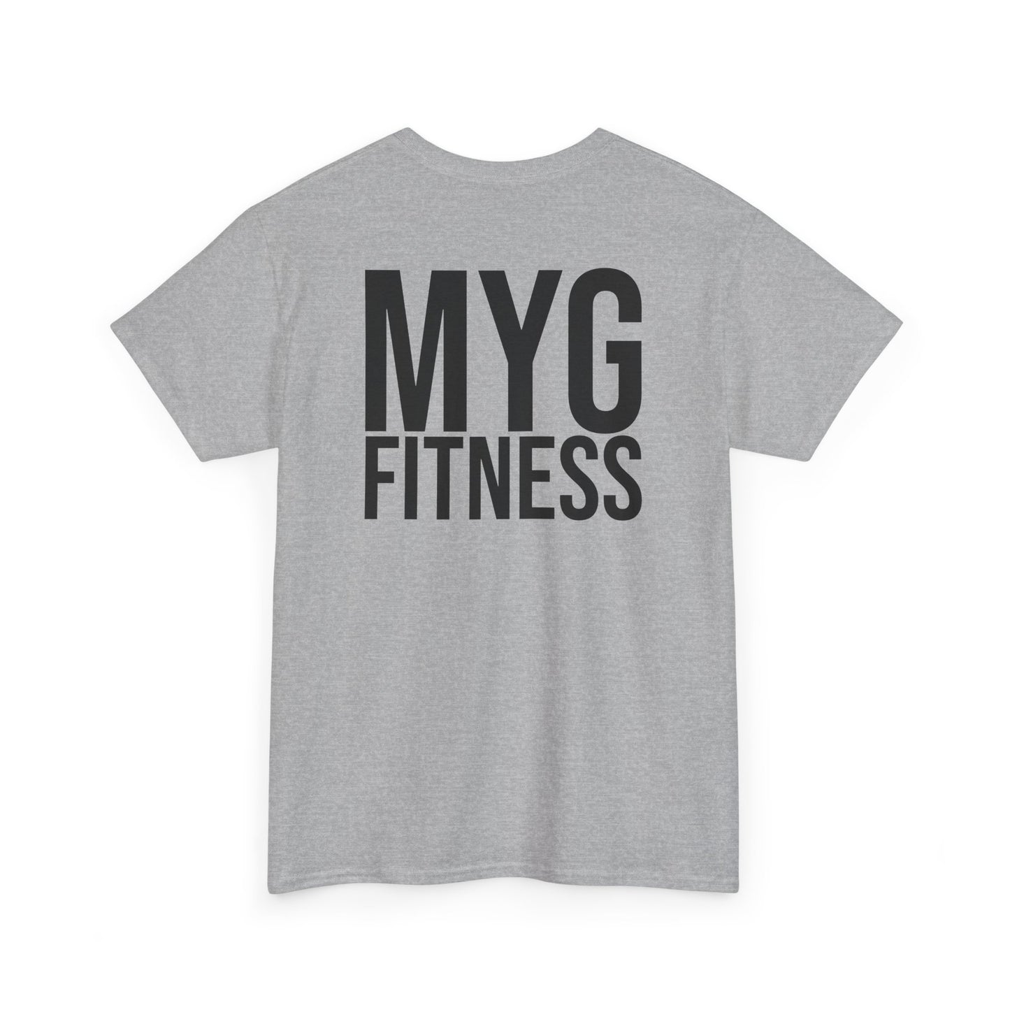 MYGFITNESS Essentials Logo With Back Print Unisex Heavy Cotton Tee