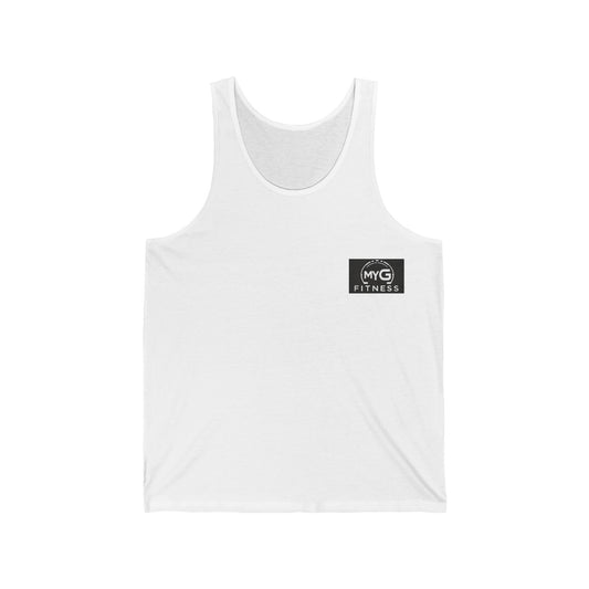 MYGFITNESS Essentials Logo Unisex Jersey Tank - Perfect for Gym Lovers & Active Lifestyle