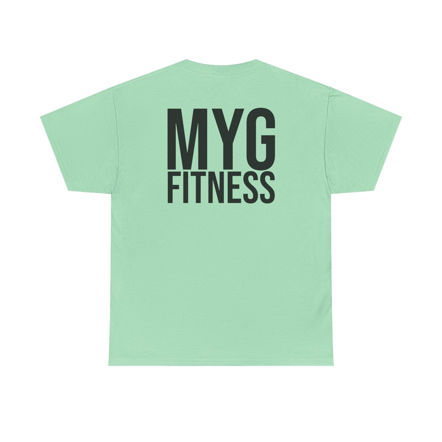 MYGFITNESS Essentials Logo With Back Print Unisex Heavy Cotton Tee