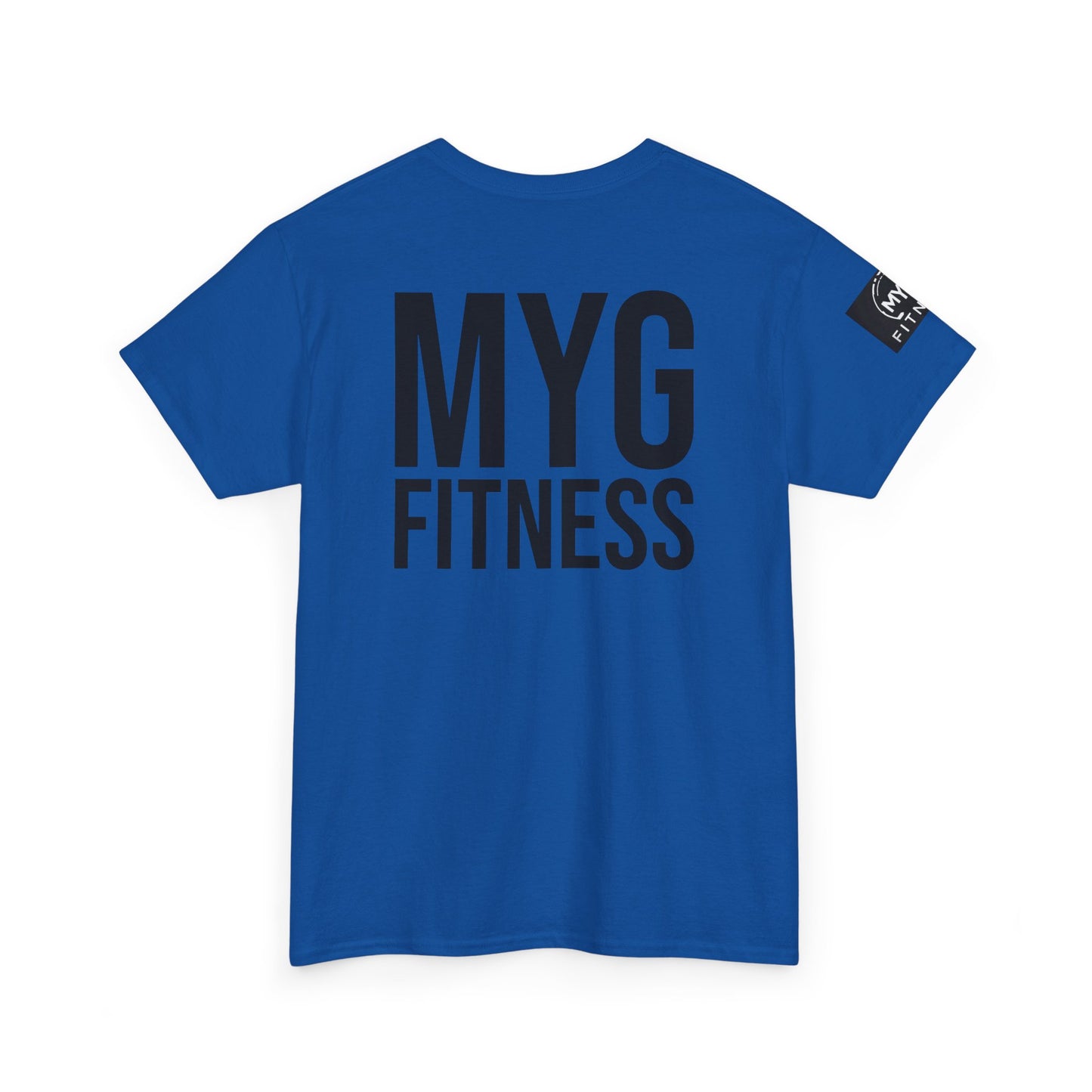 MYGFITNESS Essentials Back Print With Arm Logo Unisex Heavy Cotton Tee