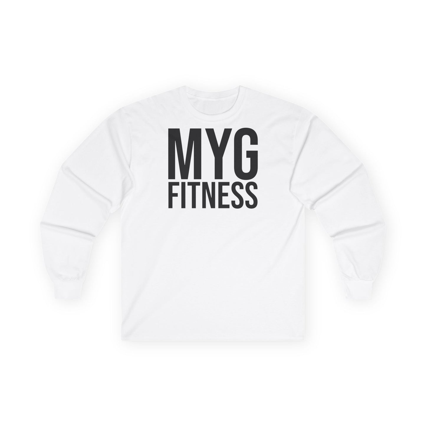 MYGFITNESS Essentials Unisex Ultra Cotton Long Sleeve Tee - Comfortable Activewear for Fitness Enthusiasts