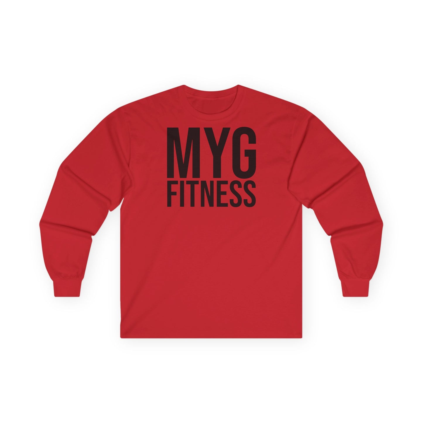 MYGFITNESS Essentials Unisex Ultra Cotton Long Sleeve Tee - Comfortable Activewear for Fitness Enthusiasts