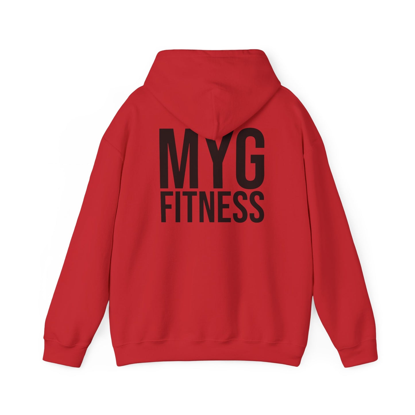 MYGFITNESS Essentials Back Print Unisex Heavy Blend™ Hoodie - Motivational Activewear for Fitness Enthusiasts