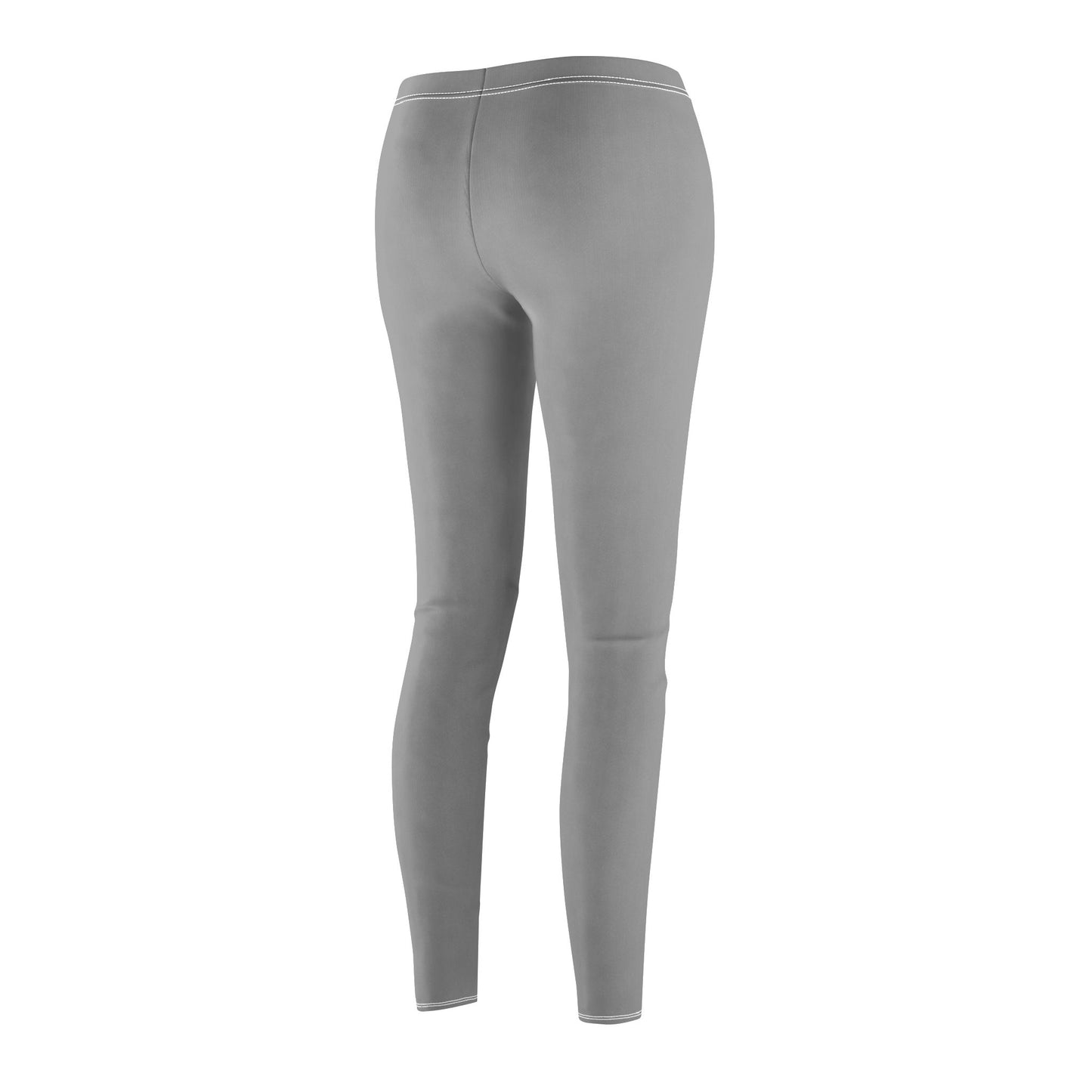 MYGFITNESS Women's Mid-rise Fitness Light Grey Comfortable Leggings | Active Wear for Yoga & Gym