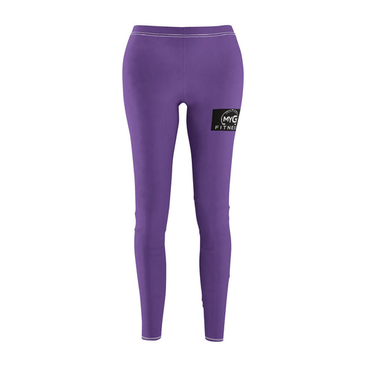 MYGFITNESS Women's Mid-rise Fitness Violet Comfortable Leggings | Active Wear for Yoga & Gym