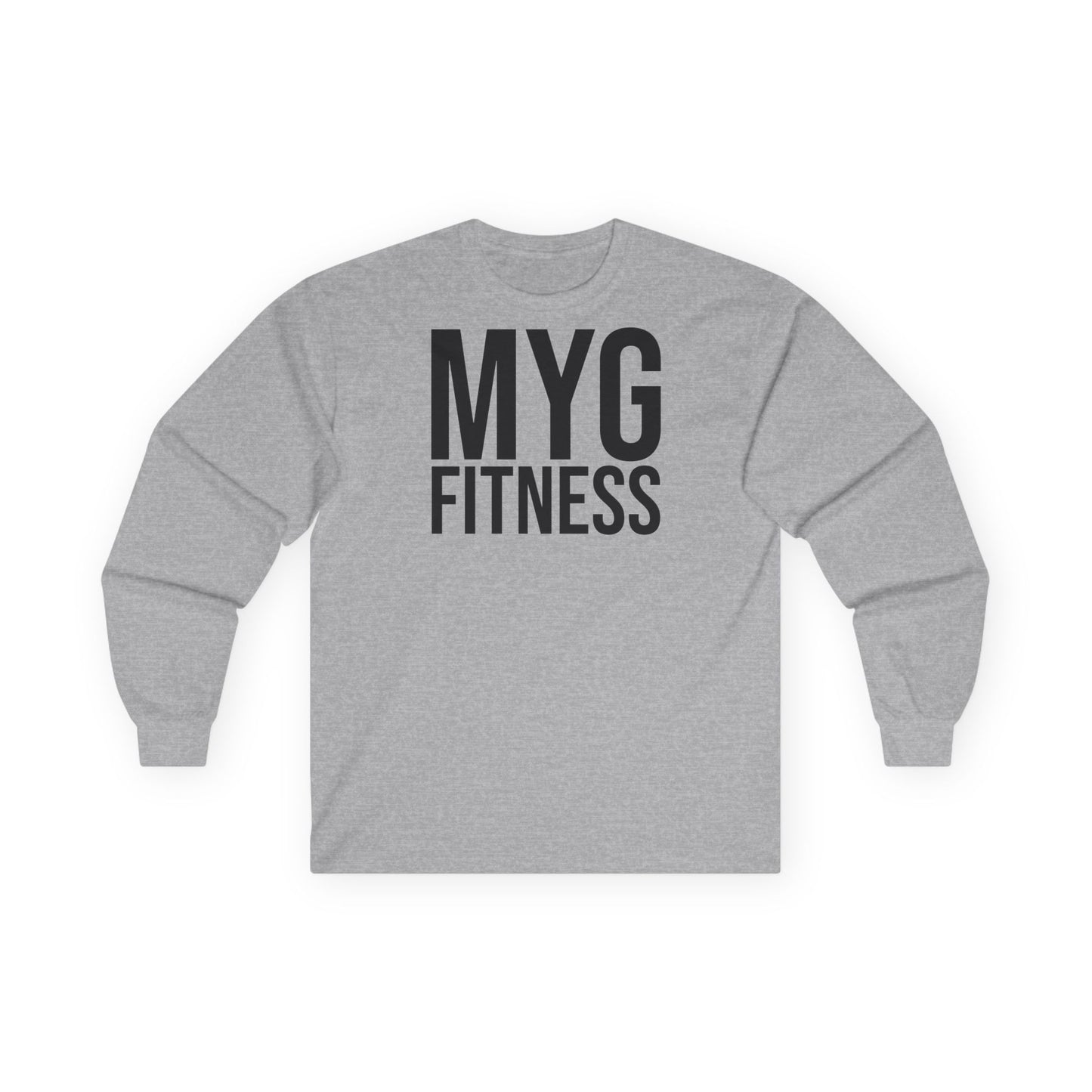 MYGFITNESS Essentials Unisex Ultra Cotton Long Sleeve Tee - Comfortable Activewear for Fitness Enthusiasts