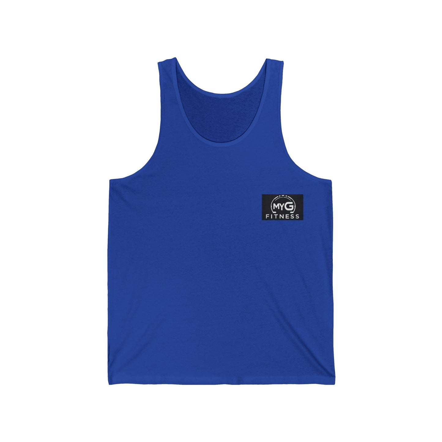 MYGFITNESS Essentials Logo Unisex Jersey Tank - Perfect for Gym Lovers & Active Lifestyle