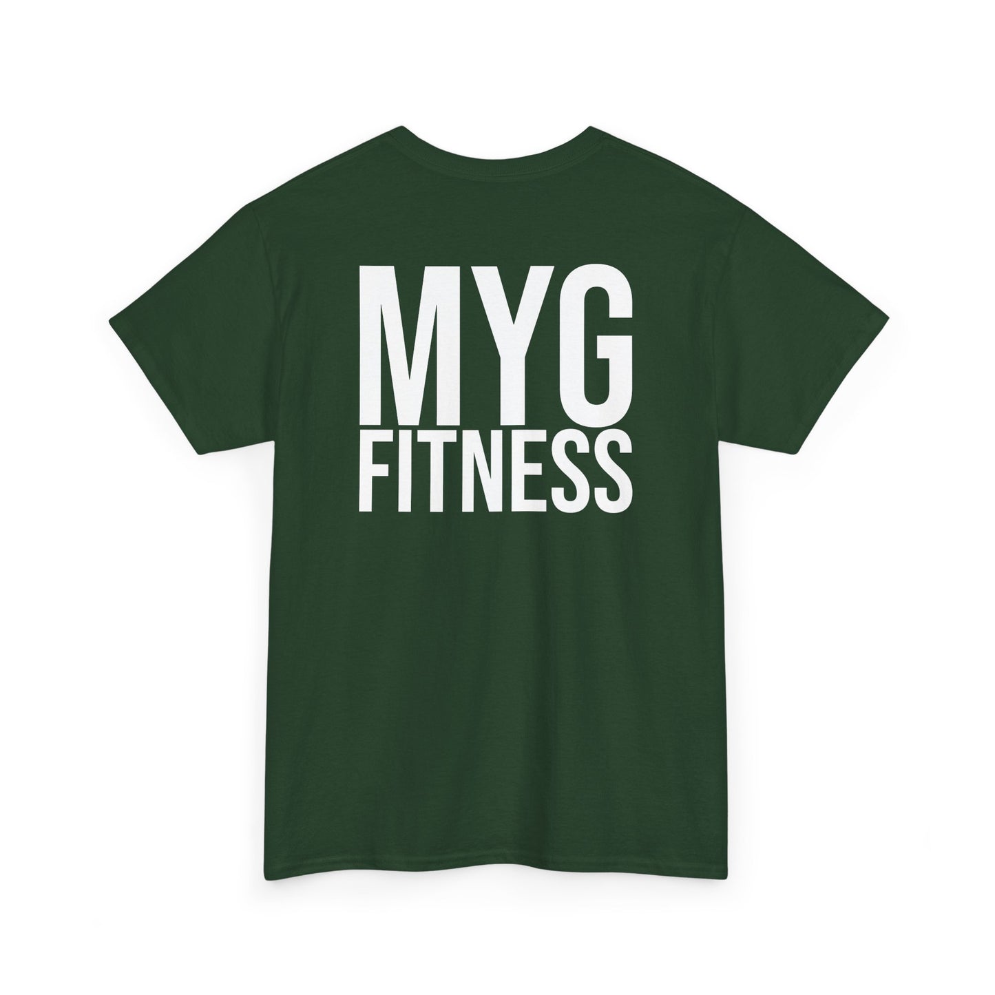 MYGFITNESS Essentials Logo With Back Print Unisex Heavy Cotton Tee