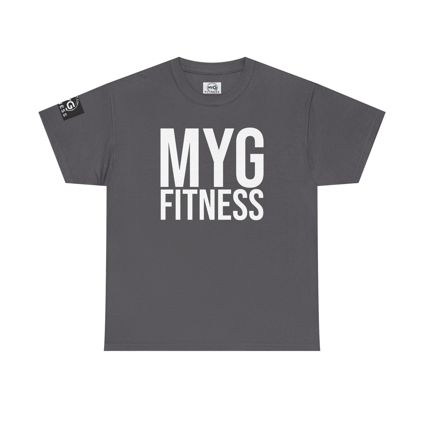 MYGFITNESS Essentials Arm Logo Unisex Heavy Cotton Tee