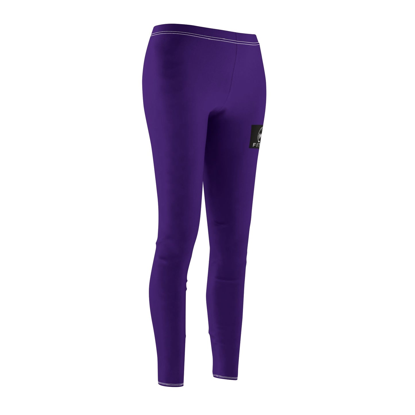 MYGFITNESS Women's Mid-rise Fitness Purple Comfortable Leggings | Active Wear for Yoga & Gym