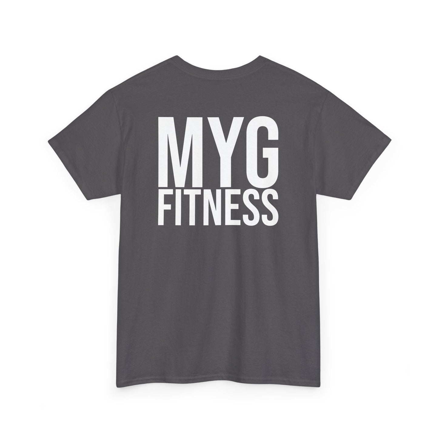 MYGFITNESS Essentials Logo With Back Print Unisex Heavy Cotton Tee