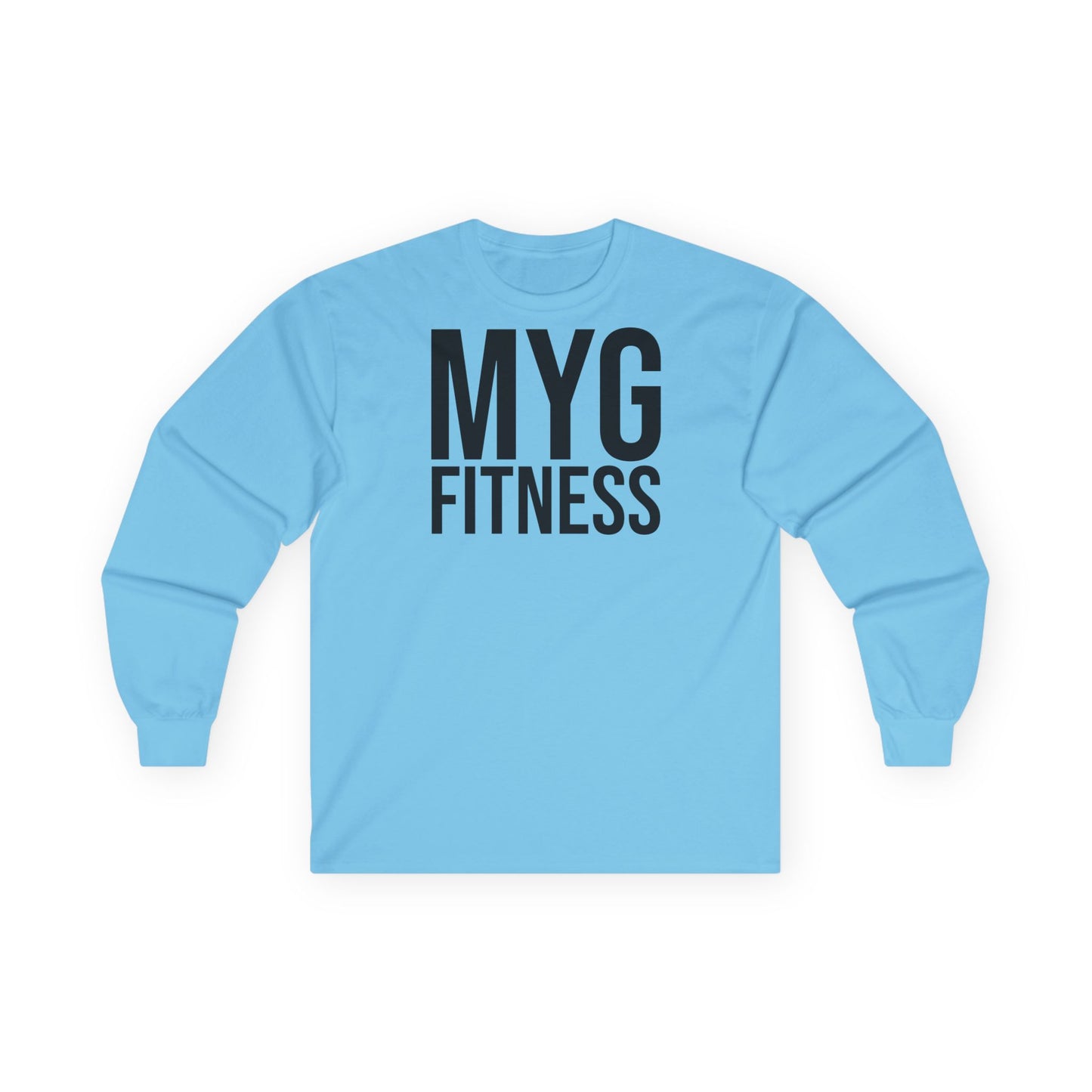 MYGFITNESS Essentials Unisex Ultra Cotton Long Sleeve Tee - Comfortable Activewear for Fitness Enthusiasts