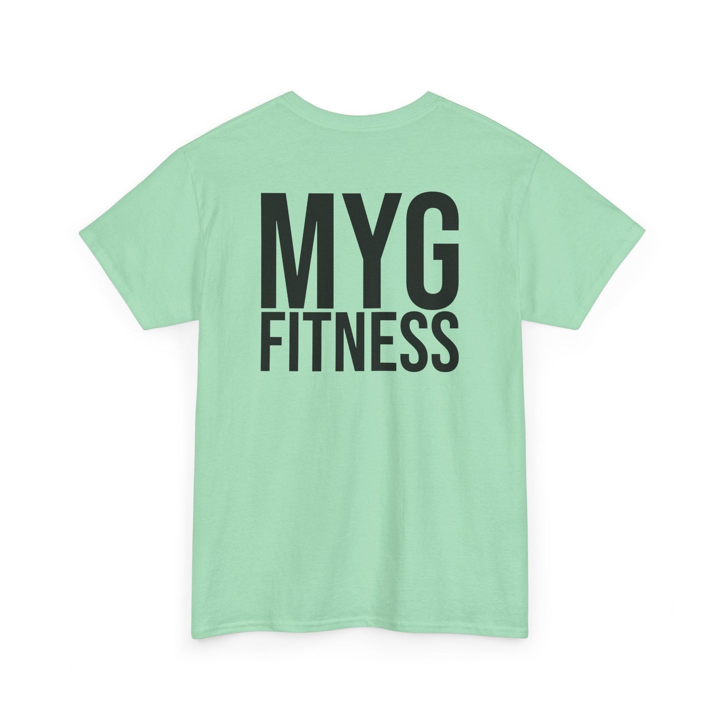 MYGFITNESS Essentials Logo With Back Print Unisex Heavy Cotton Tee