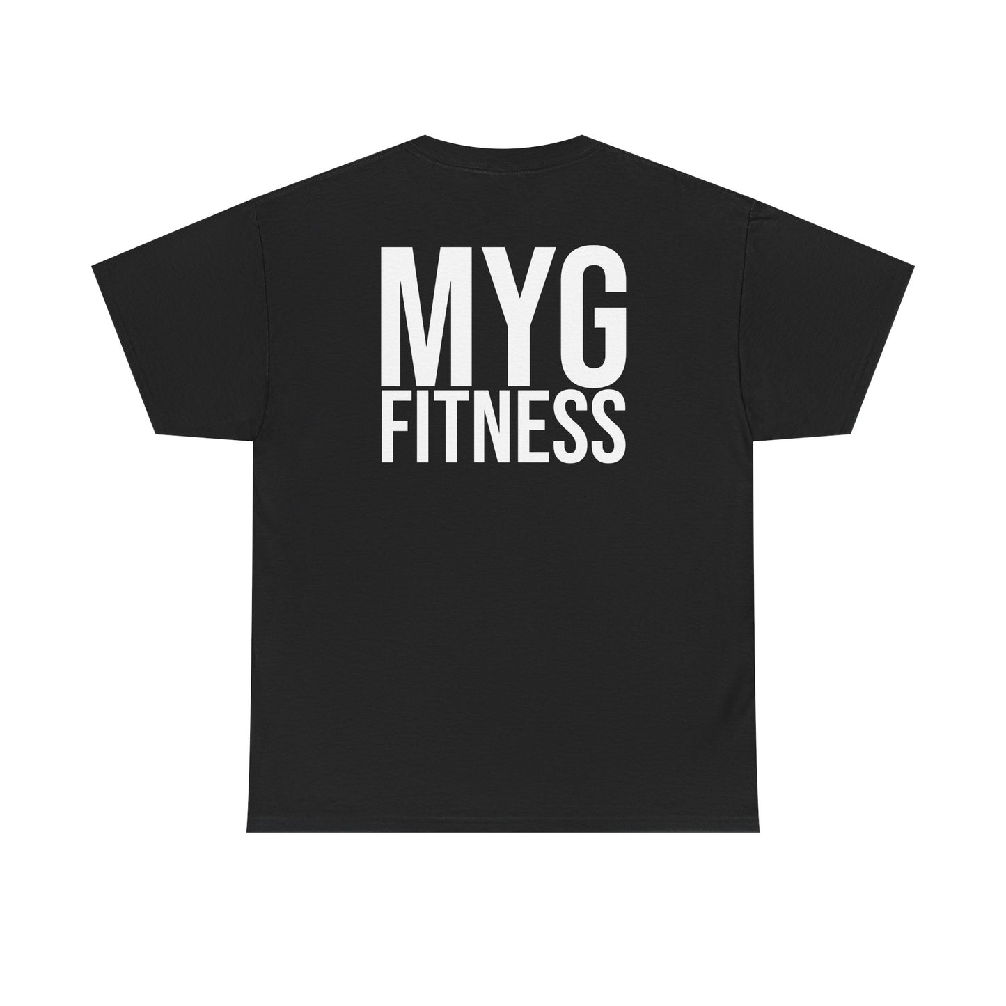 MYGFITNESS Essentials Logo With Back Print Unisex Heavy Cotton Tee