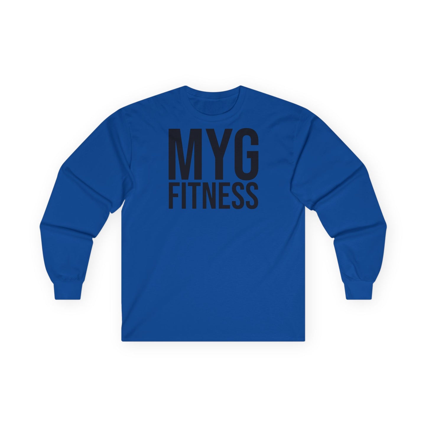 MYGFITNESS Essentials Unisex Ultra Cotton Long Sleeve Tee - Comfortable Activewear for Fitness Enthusiasts