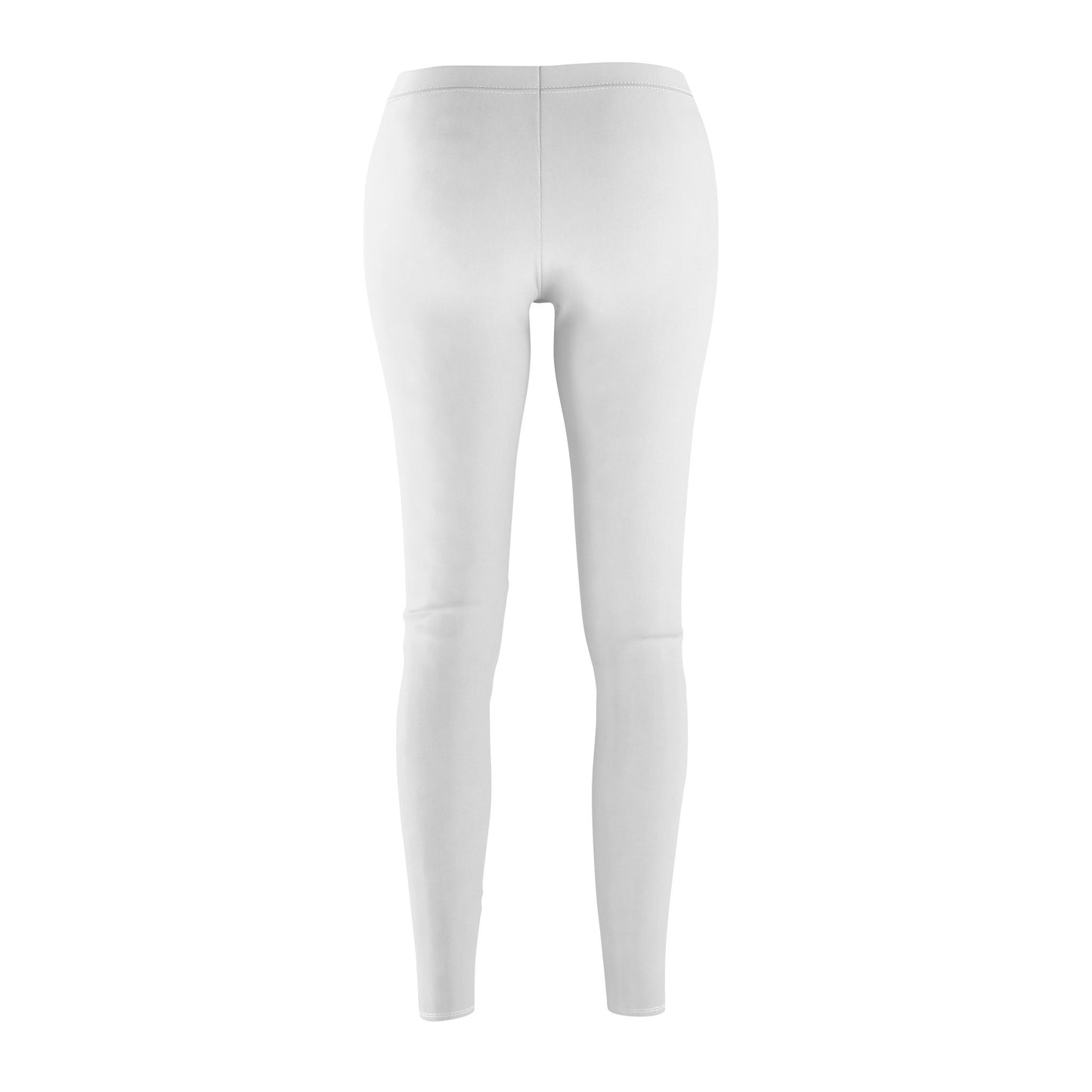 MYGFITNESS Women's Mid-rise Fitness White Comfortable Leggings | Active Wear for Yoga & Gym