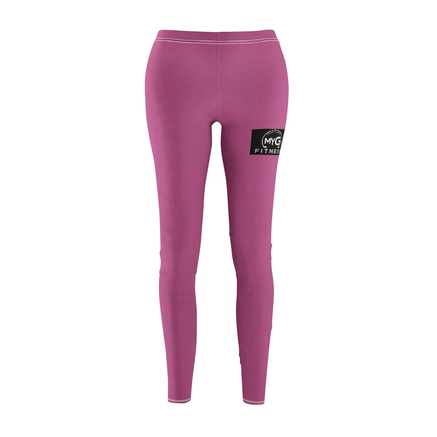 MYGFITNESS Women's Mid-rise Fitness Light Pink Comfortable Leggings | Active Wear for Yoga & Gym