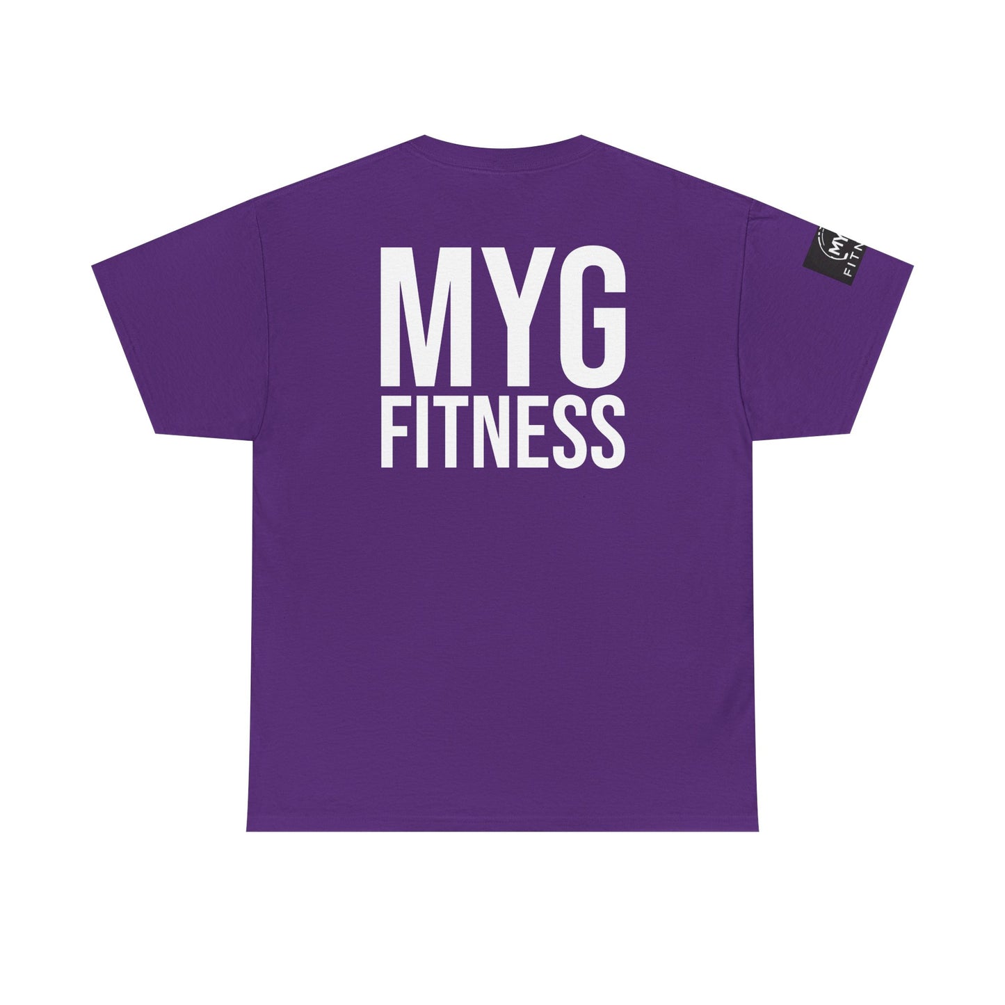 MYGFITNESS Essentials Back Print With Arm Logo Unisex Heavy Cotton Tee