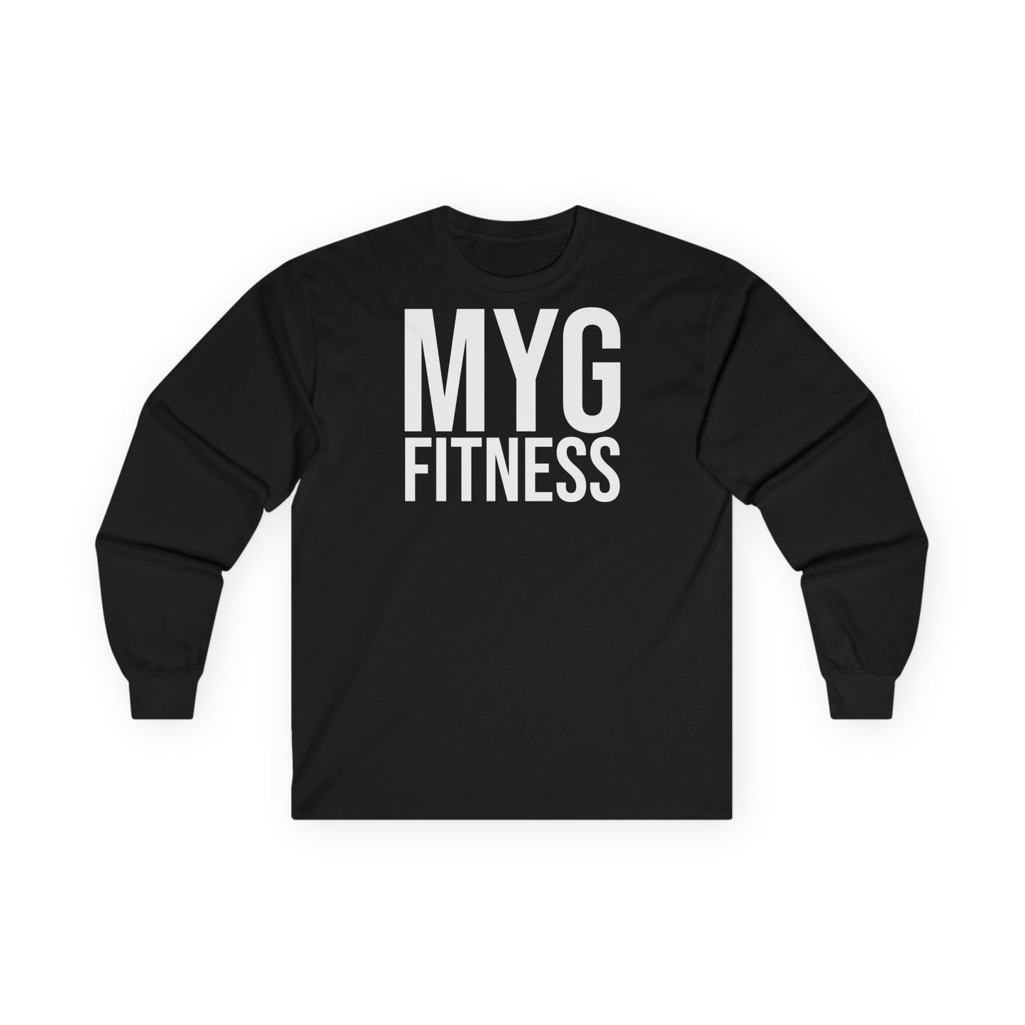 MYGFITNESS Essentials Unisex Ultra Cotton Long Sleeve Tee - Comfortable Activewear for Fitness Enthusiasts