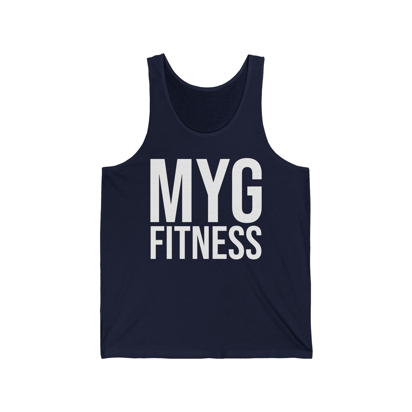 MYGFITNESS Essentials Unisex Jersey Tank - Perfect for Gym Lovers & Active Lifestyle