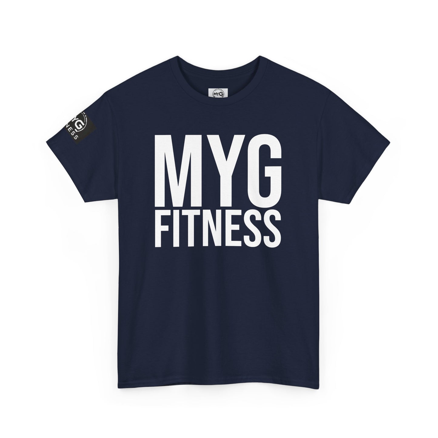 MYGFITNESS Essentials Arm Logo Unisex Heavy Cotton Tee