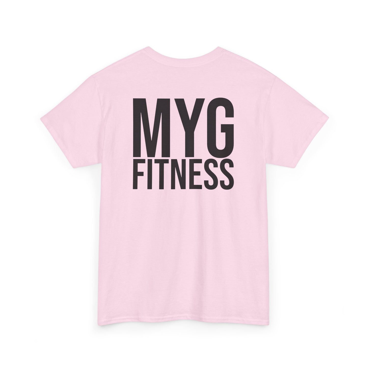 MYGFITNESS Essentials Logo With Back Print Unisex Heavy Cotton Tee