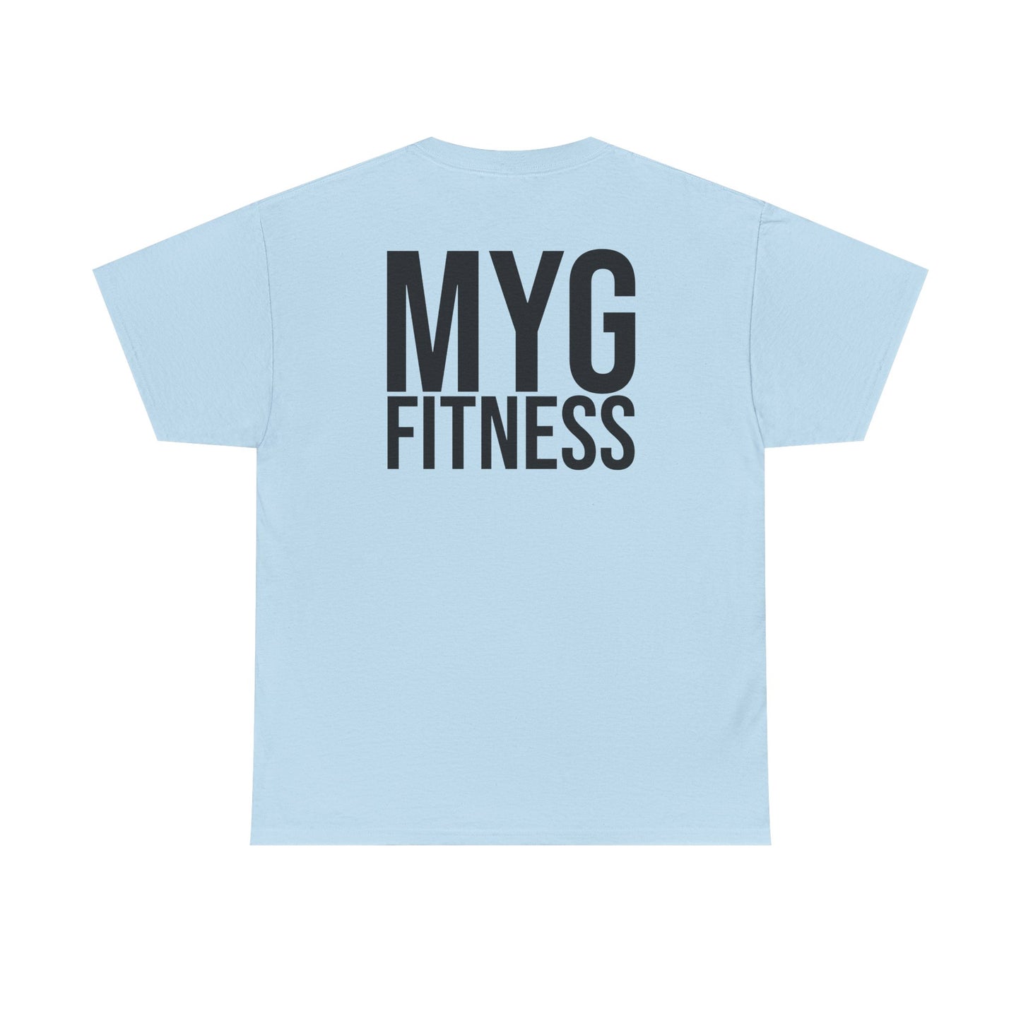 MYGFITNESS Essentials Logo With Back Print Unisex Heavy Cotton Tee