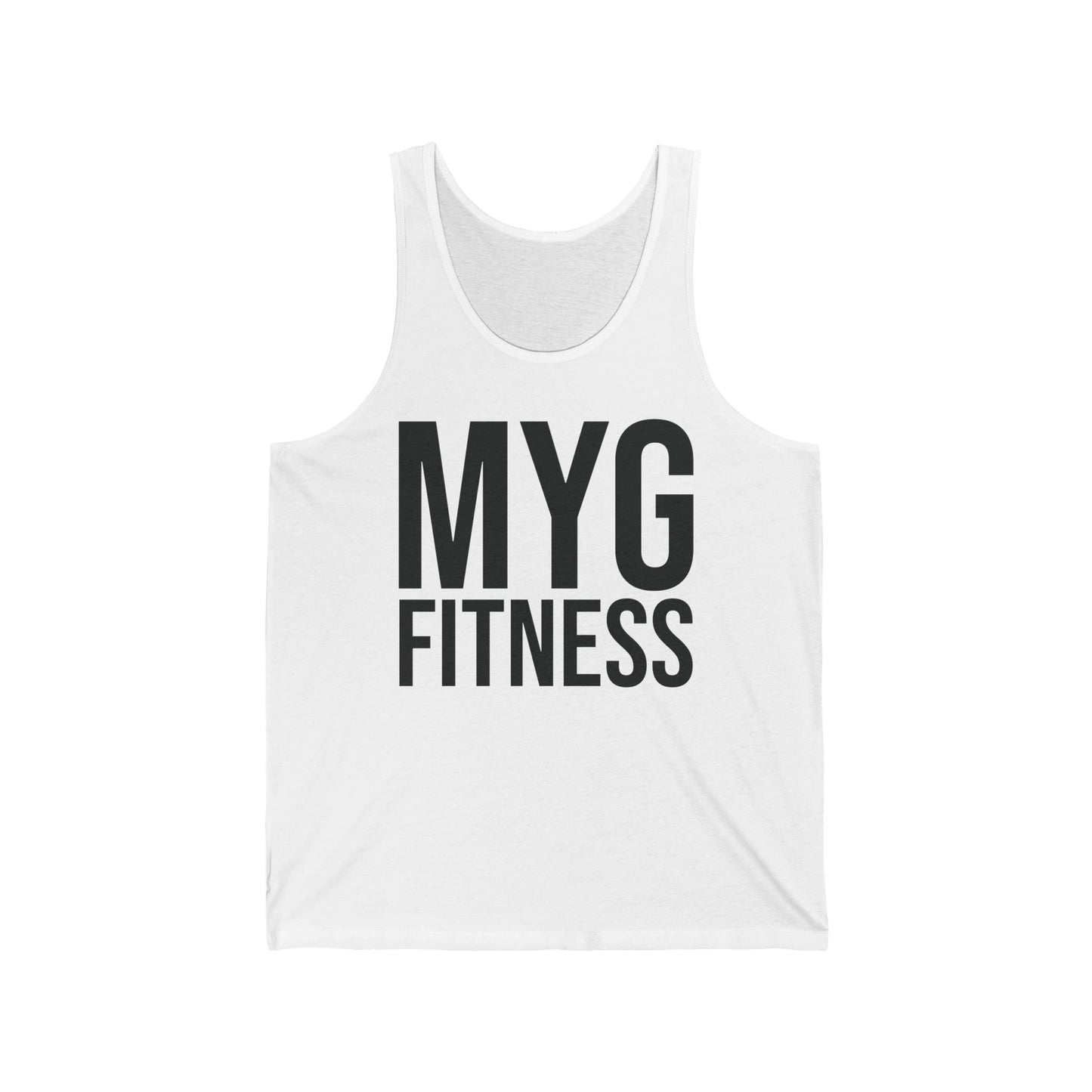 MYGFITNESS Essentials Unisex Jersey Tank - Perfect for Gym Lovers & Active Lifestyle