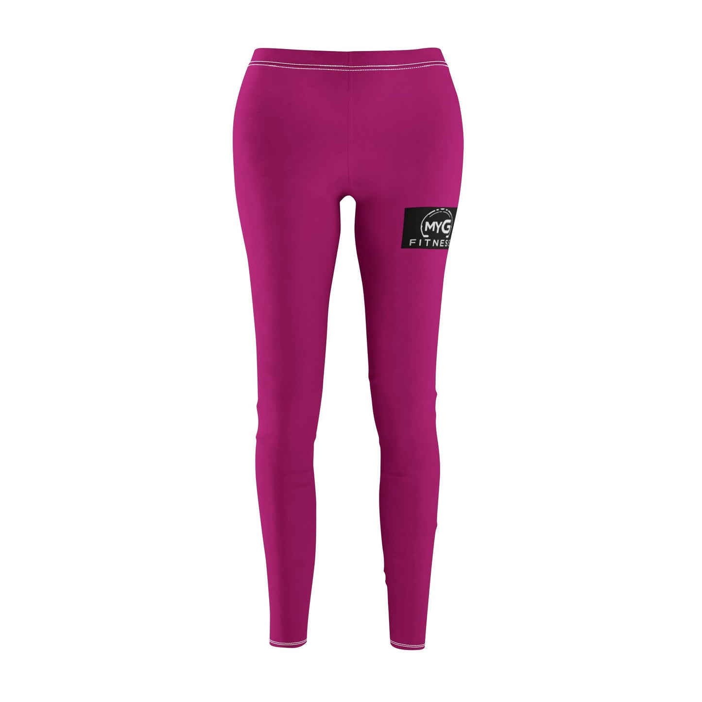 MYGFITNESS Women's Mid-rise Fitness Pink Comfortable Leggings | Active Wear for Yoga & Gym