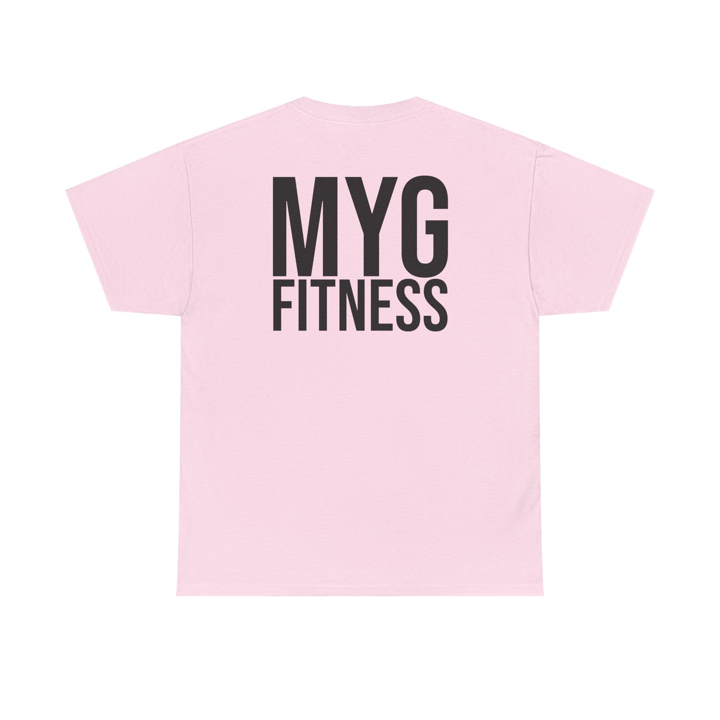 MYGFITNESS Essentials Logo With Back Print Unisex Heavy Cotton Tee