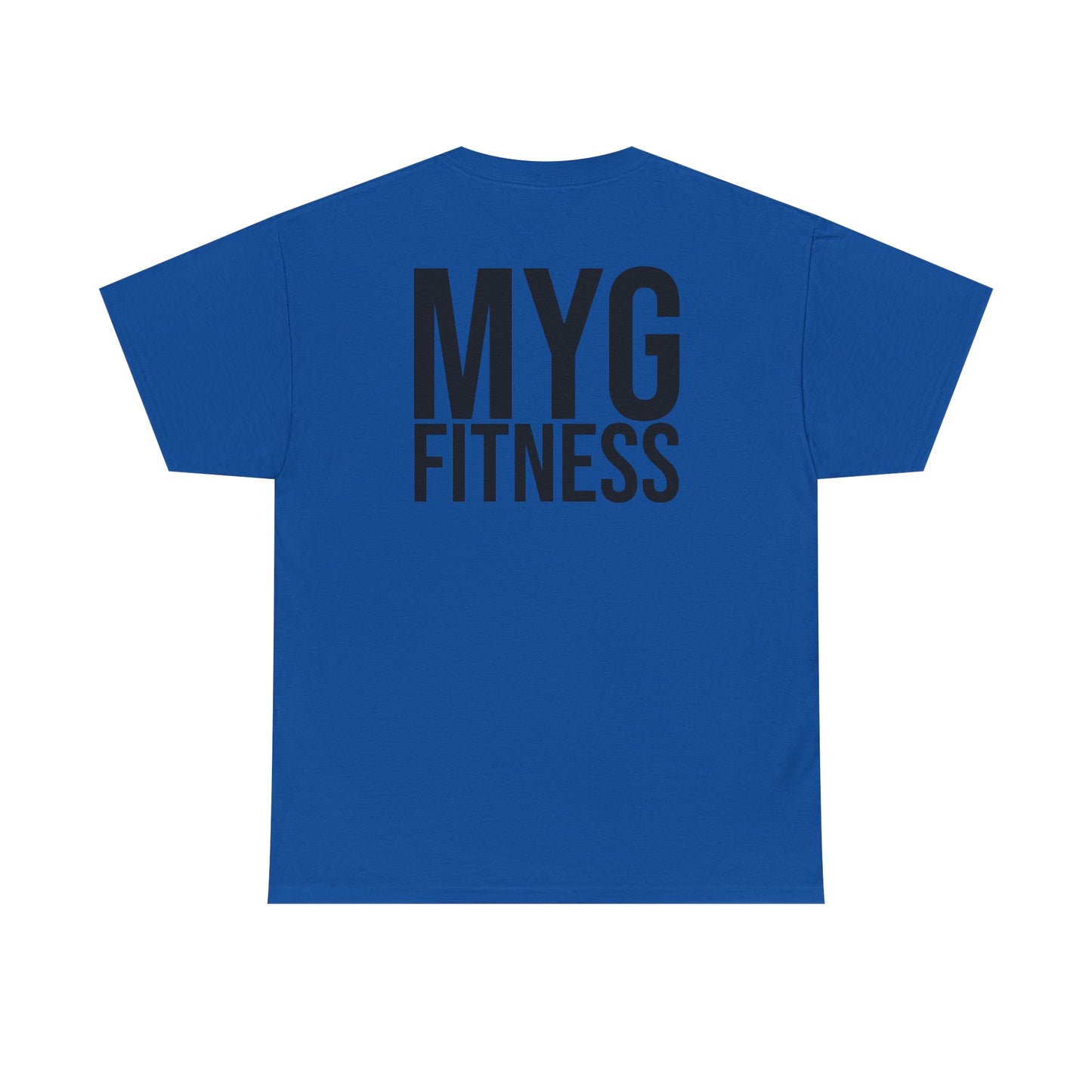 MYGFITNESS Essentials Logo With Back Print Unisex Heavy Cotton Tee