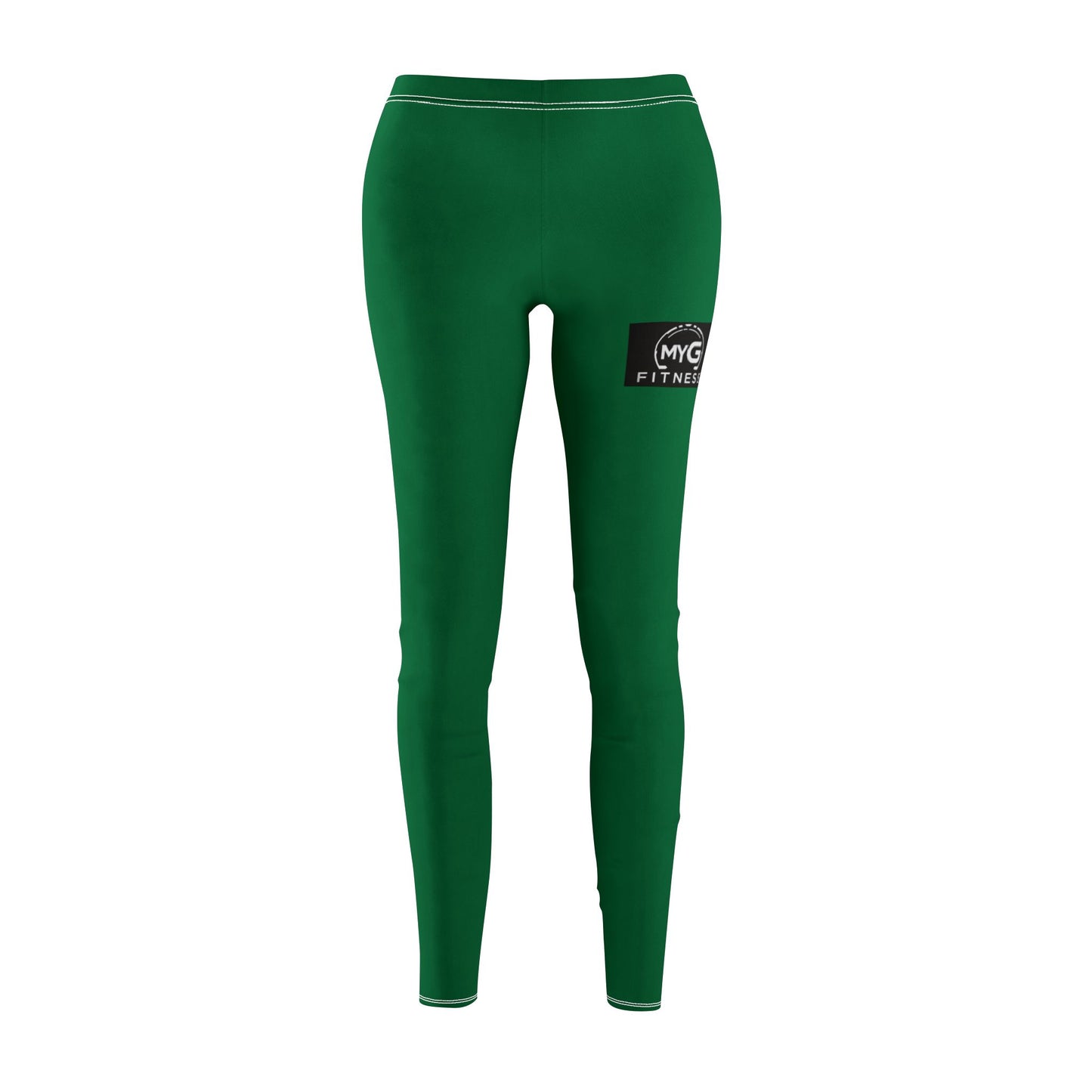 MYGFITNESS Women's Mid-rise Fitness Dark Green Comfortable Leggings | Active Wear for Yoga & Gym