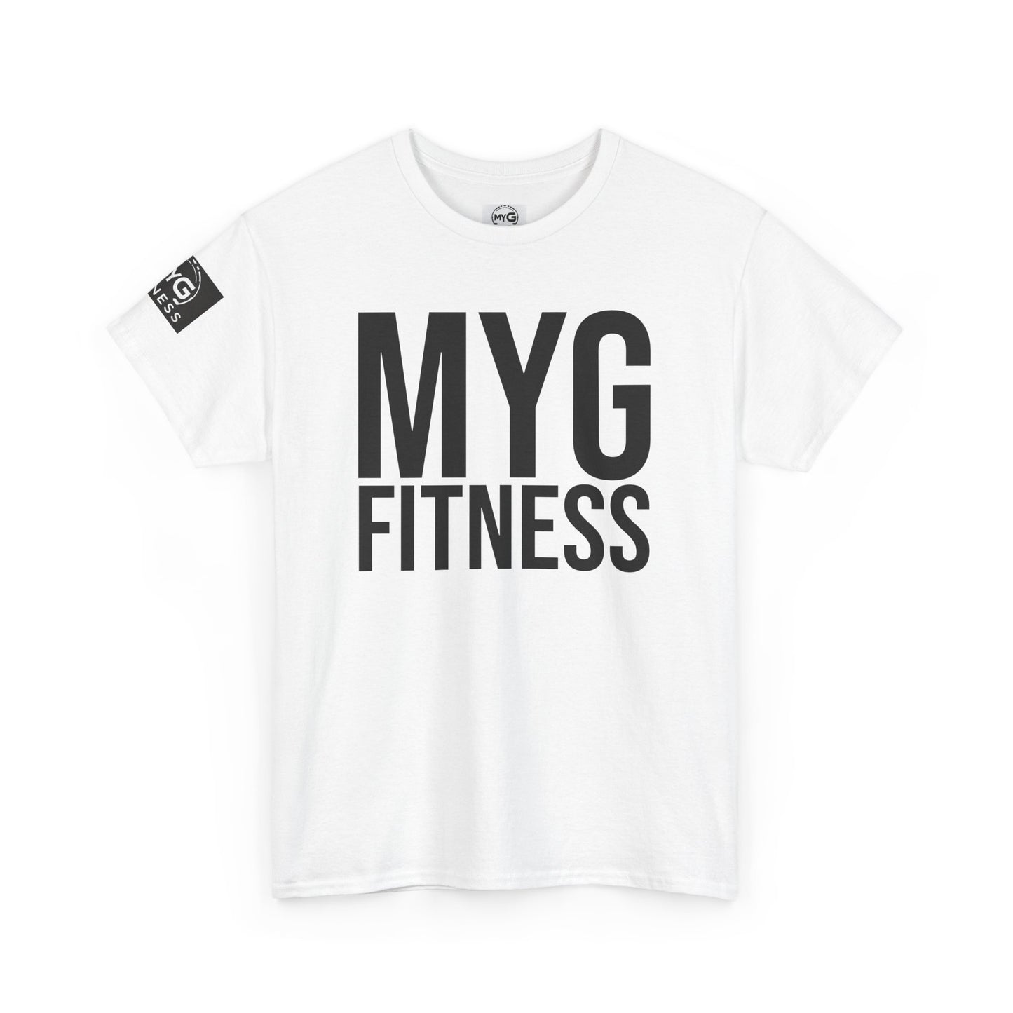 MYGFITNESS Essentials Arm Logo Unisex Heavy Cotton Tee